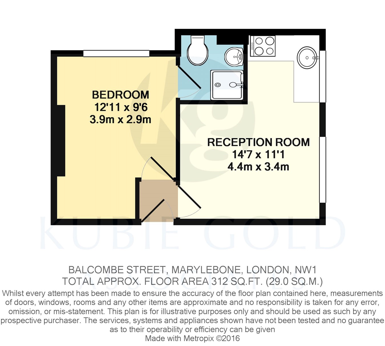 1 Bedrooms Flat to rent in Balcombe Street, Marylebone, London NW1