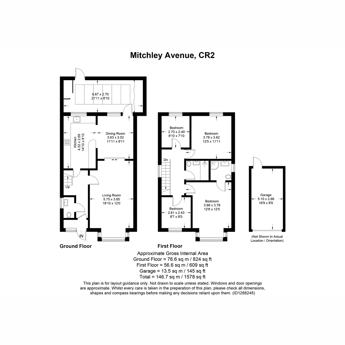 87, Mitchley Avenue, Sanderstead floorplan