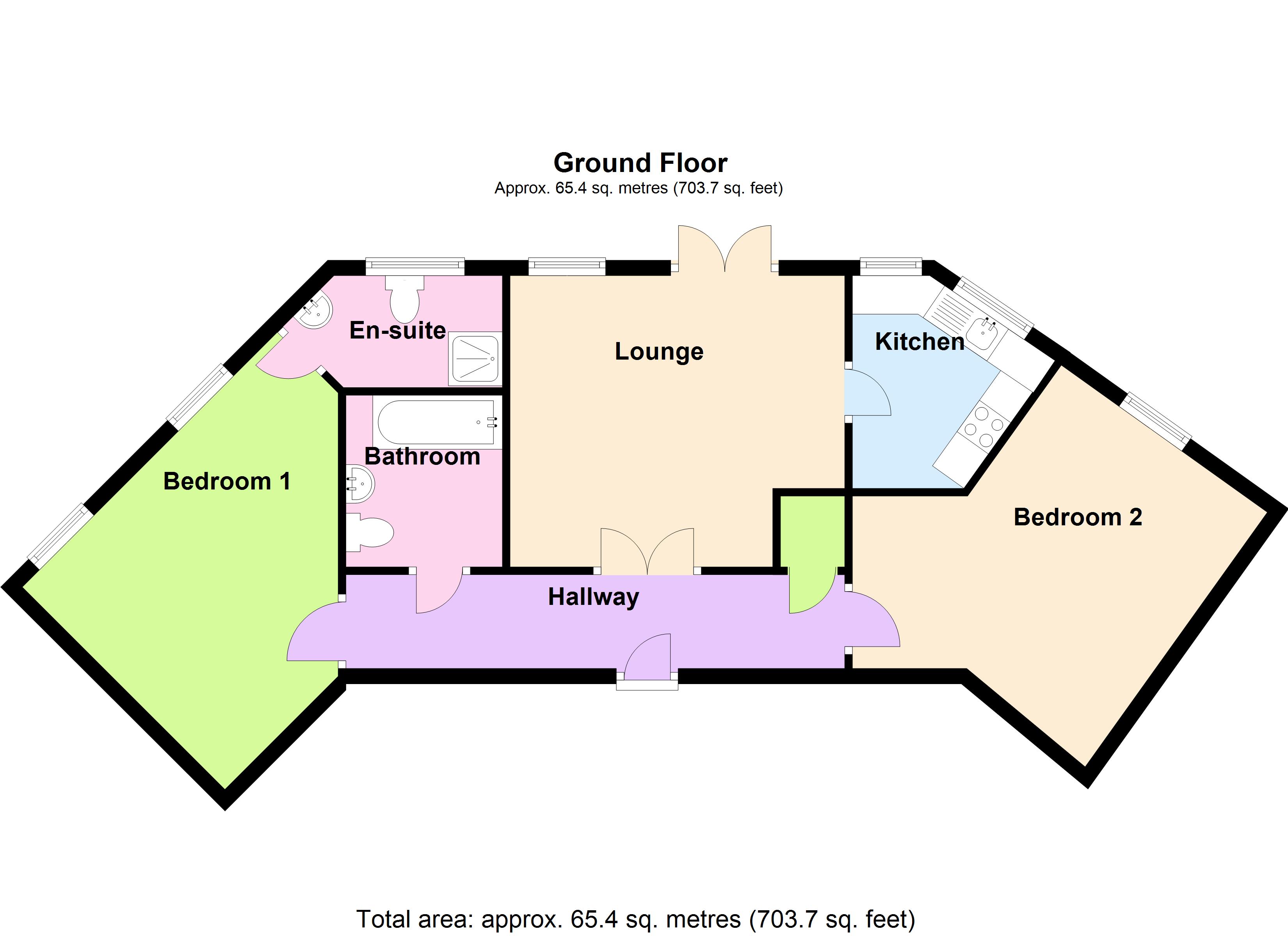 2 Bedrooms Flat for sale in Crompton Street, Chelmsford, Essex CM1