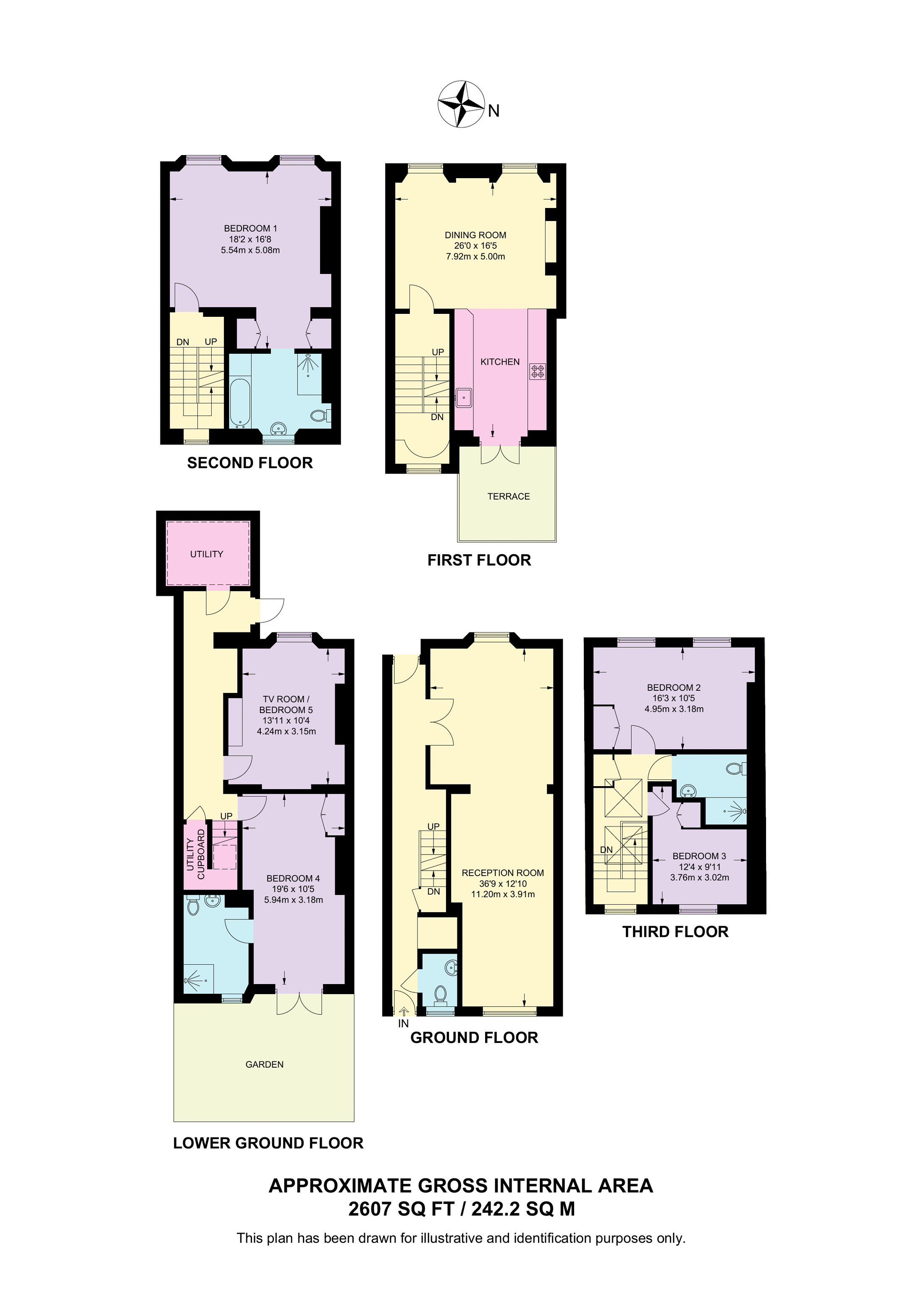 Moore Street, Chelsea, London SW3, 5 bedroom terraced house for sale