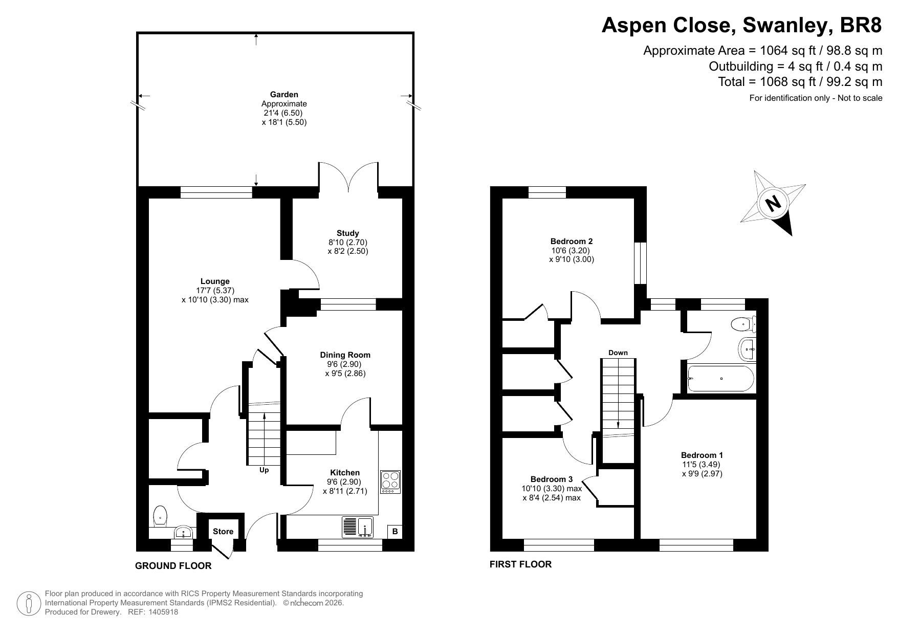 10, Aspen Close, Swanley floorplan