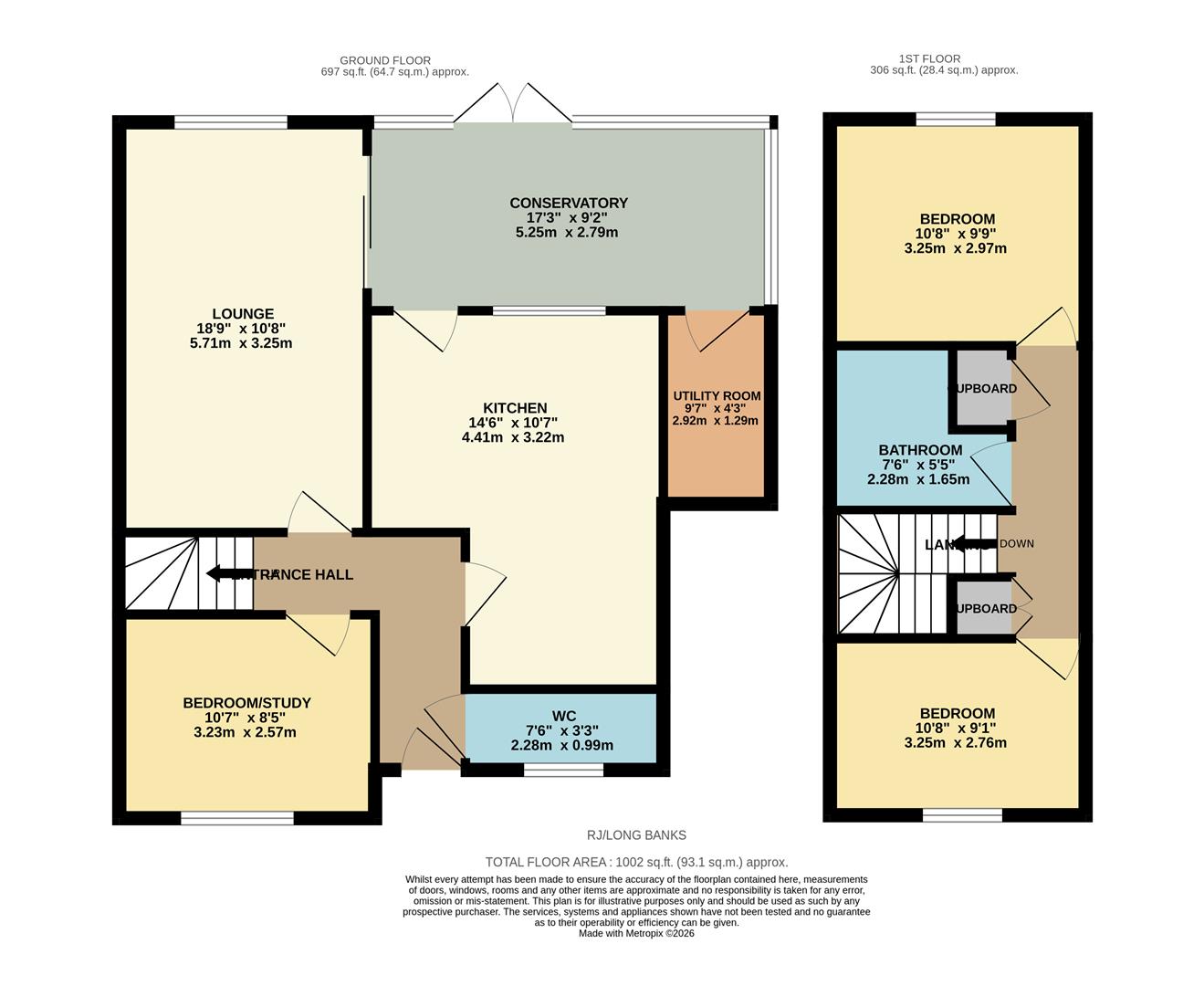 49, Long Banks, Harlow floorplan
