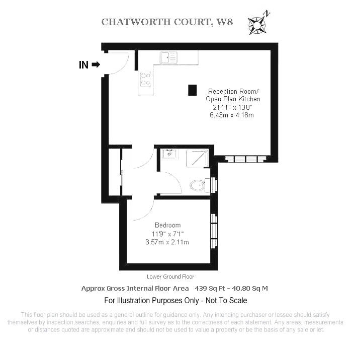 1 Bedrooms Flat to rent in Chatsworth Court, Pembroke Road, London W8