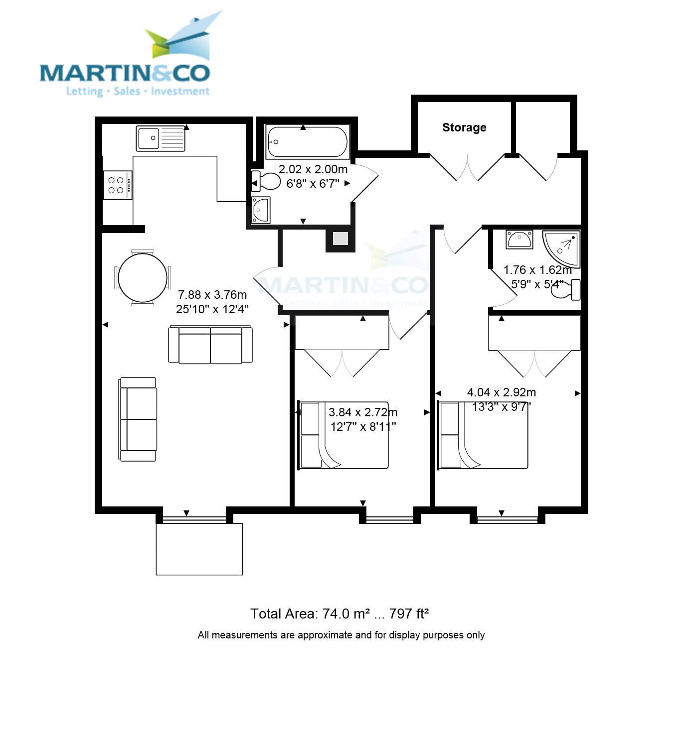 2 Bedrooms Flat to rent in Merchants Quay, East Street, Leeds LS9