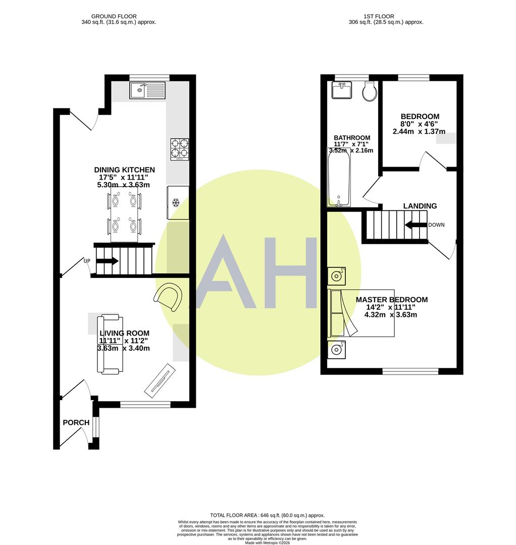 27, Dudley Road, Sale floorplan