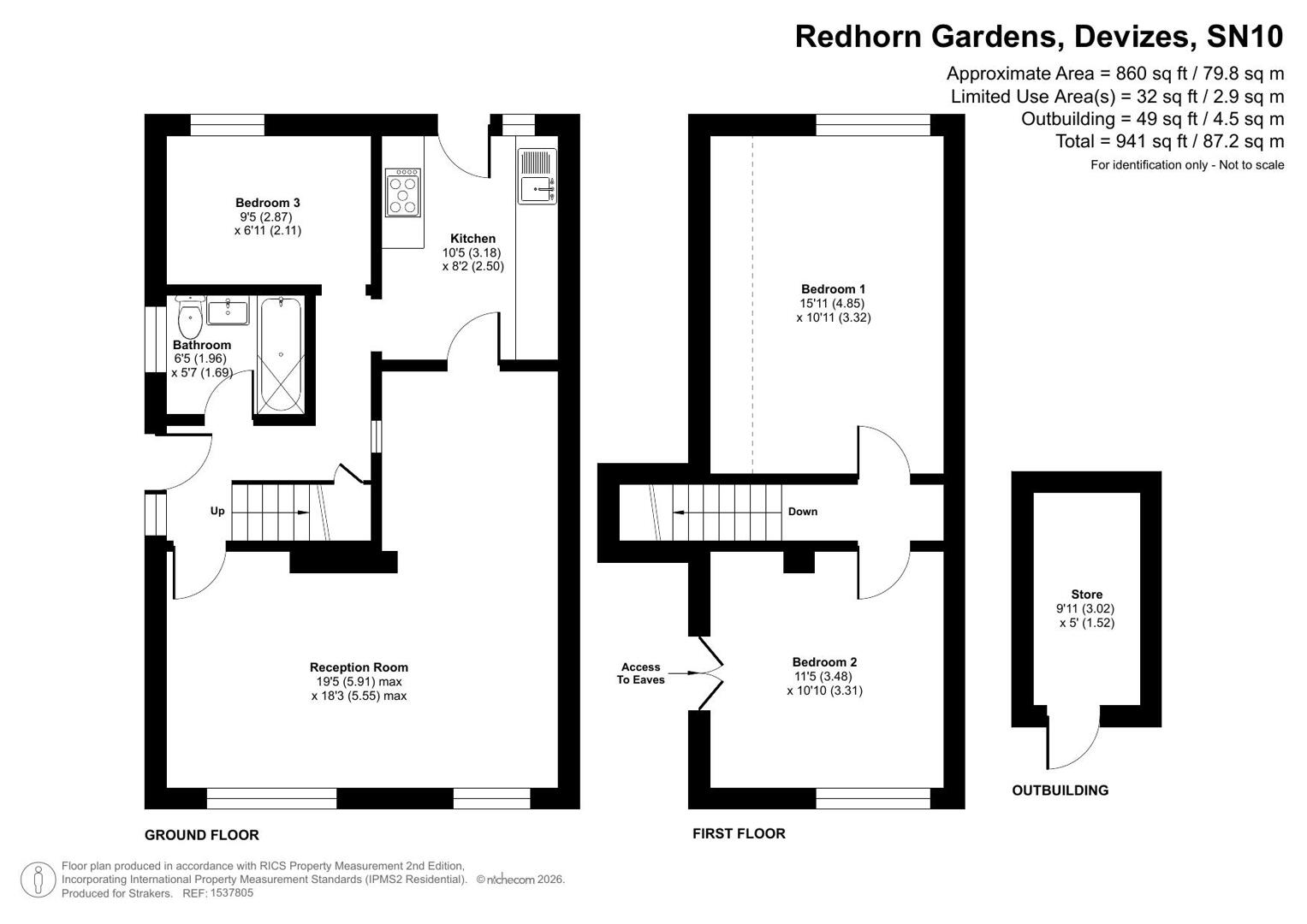 Redhorn Gardens, Devizes floorplan
