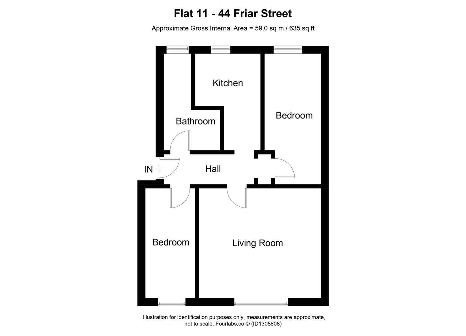 44 / 11, Friar Street, Perth floorplan