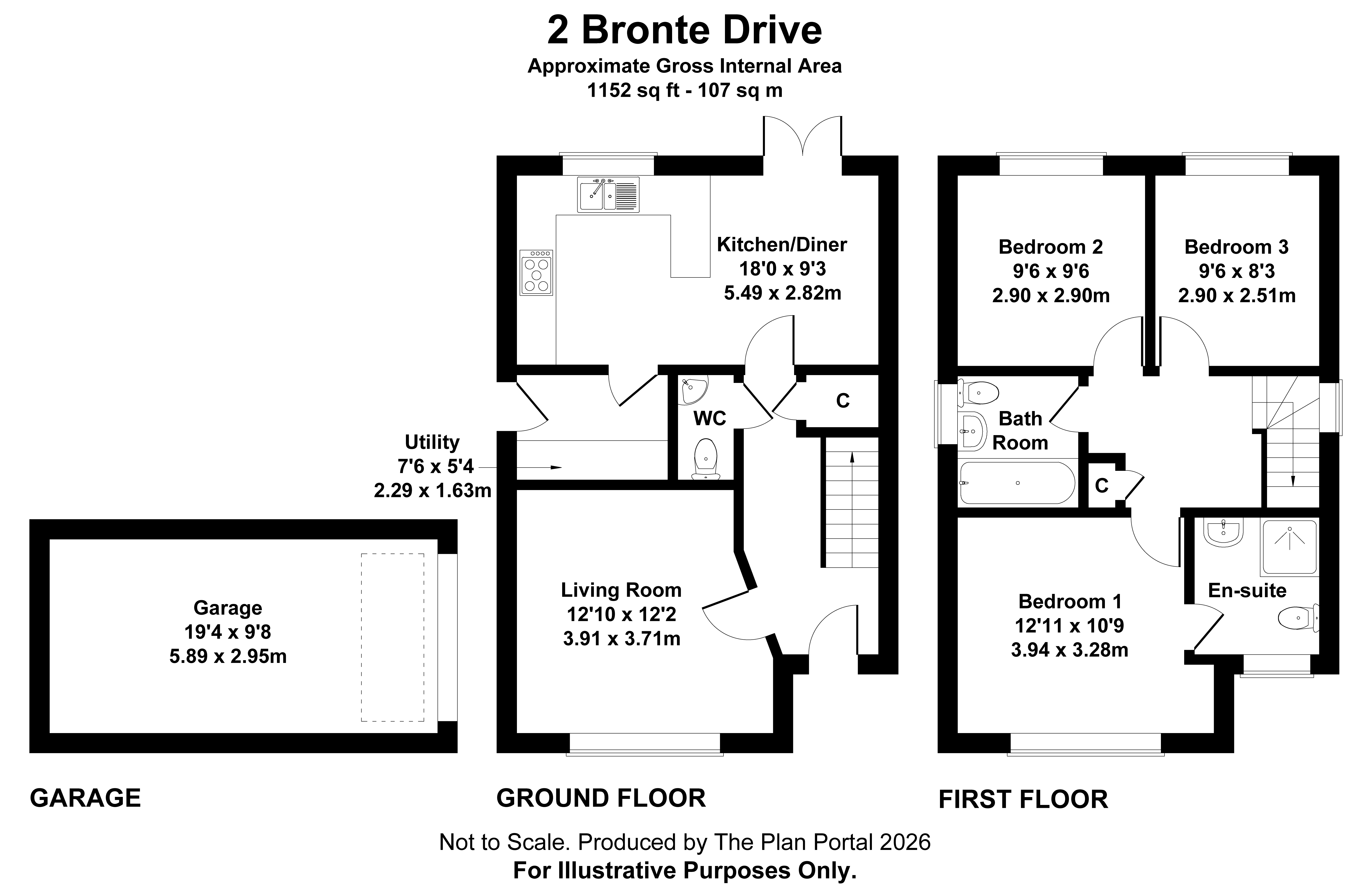 2, Bronte Drive, Newport floorplan