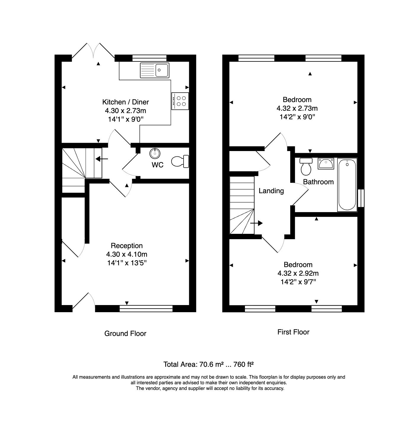 8, Hedgehog Close, Melton Mowbray floorplan