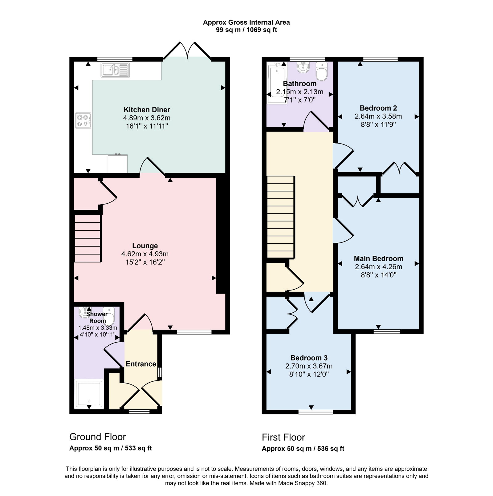 3, Charnwood Place, Dumfries floorplan