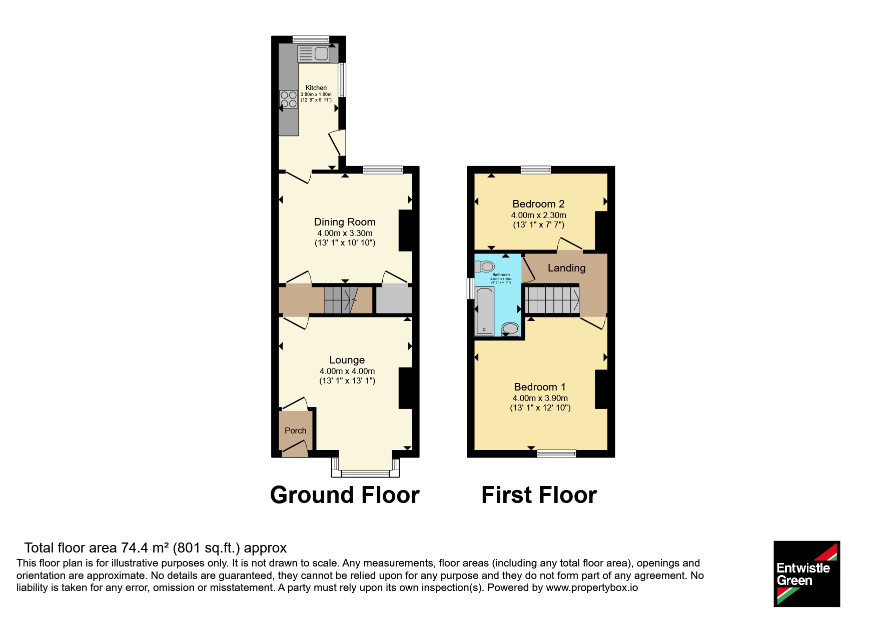 81, Bury Old Road, Bolton floorplan