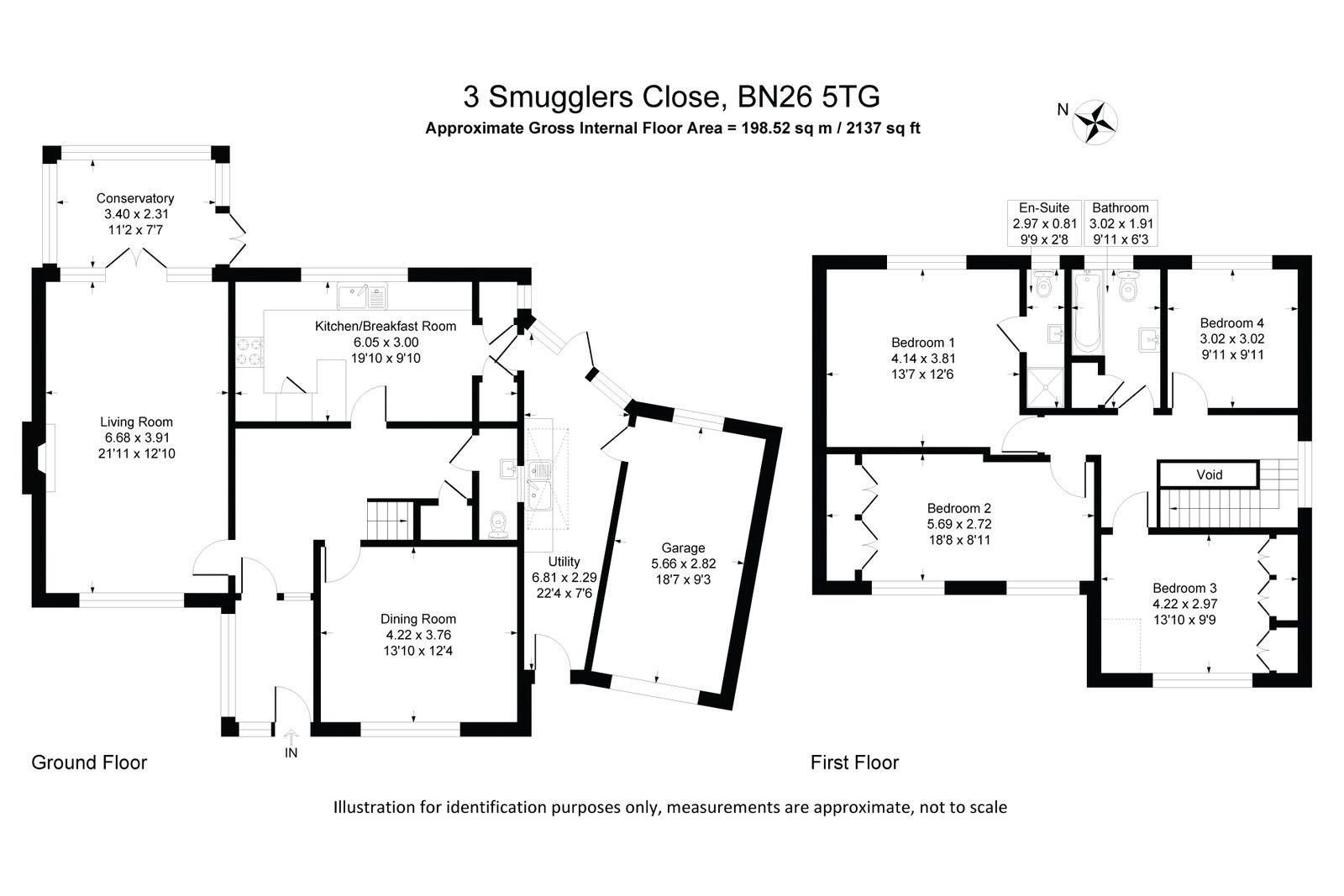 3, Smugglers Close, Alfriston floorplan