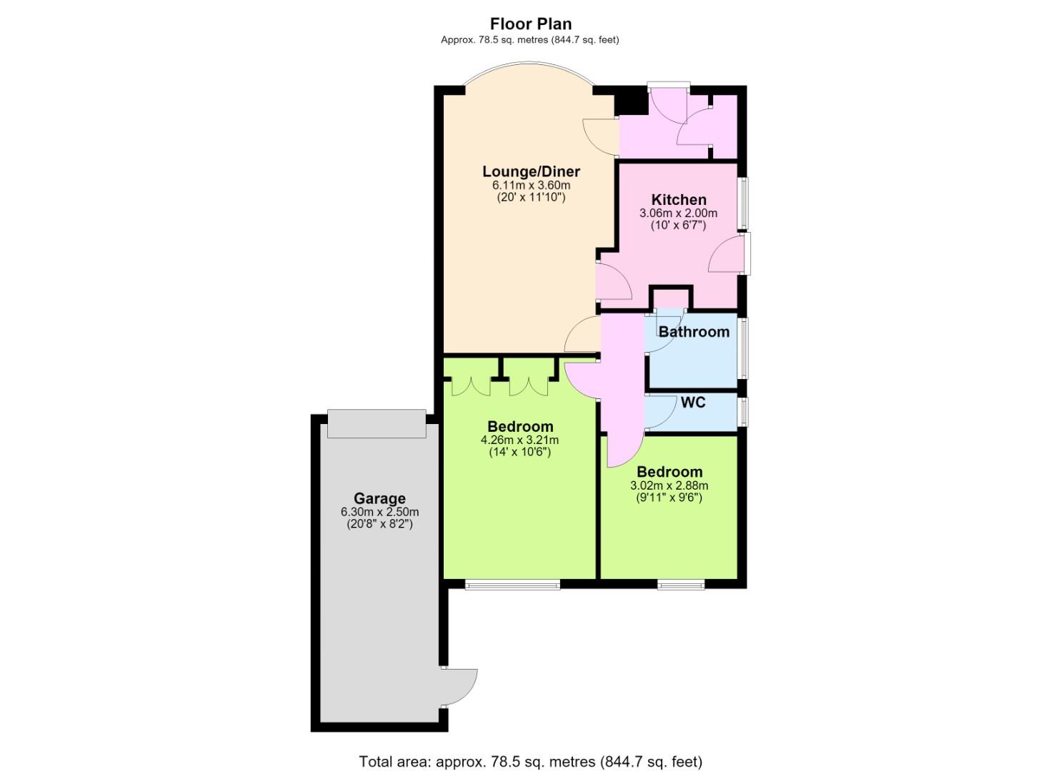 37, The Drive, Lancing floorplan