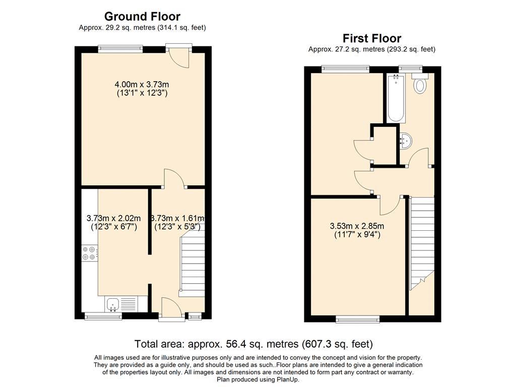 2 Bedrooms Terraced house for sale in Pettys Brook Road, Chineham, Basingstoke RG24
