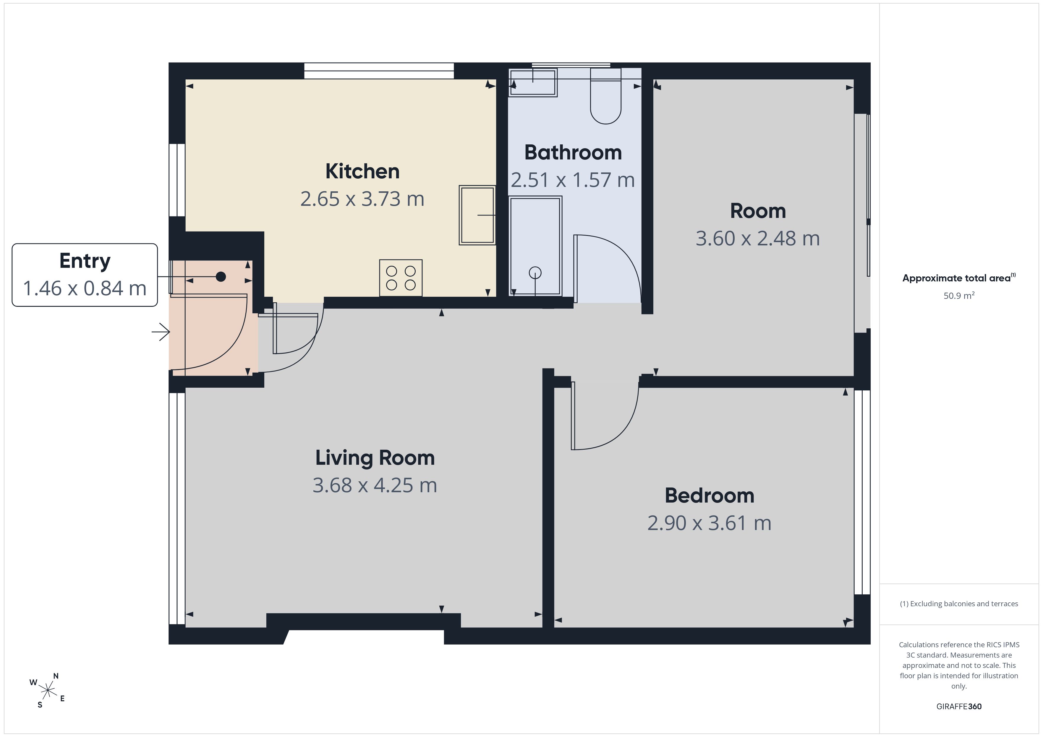 3, Bowland Close, Shaw floorplan