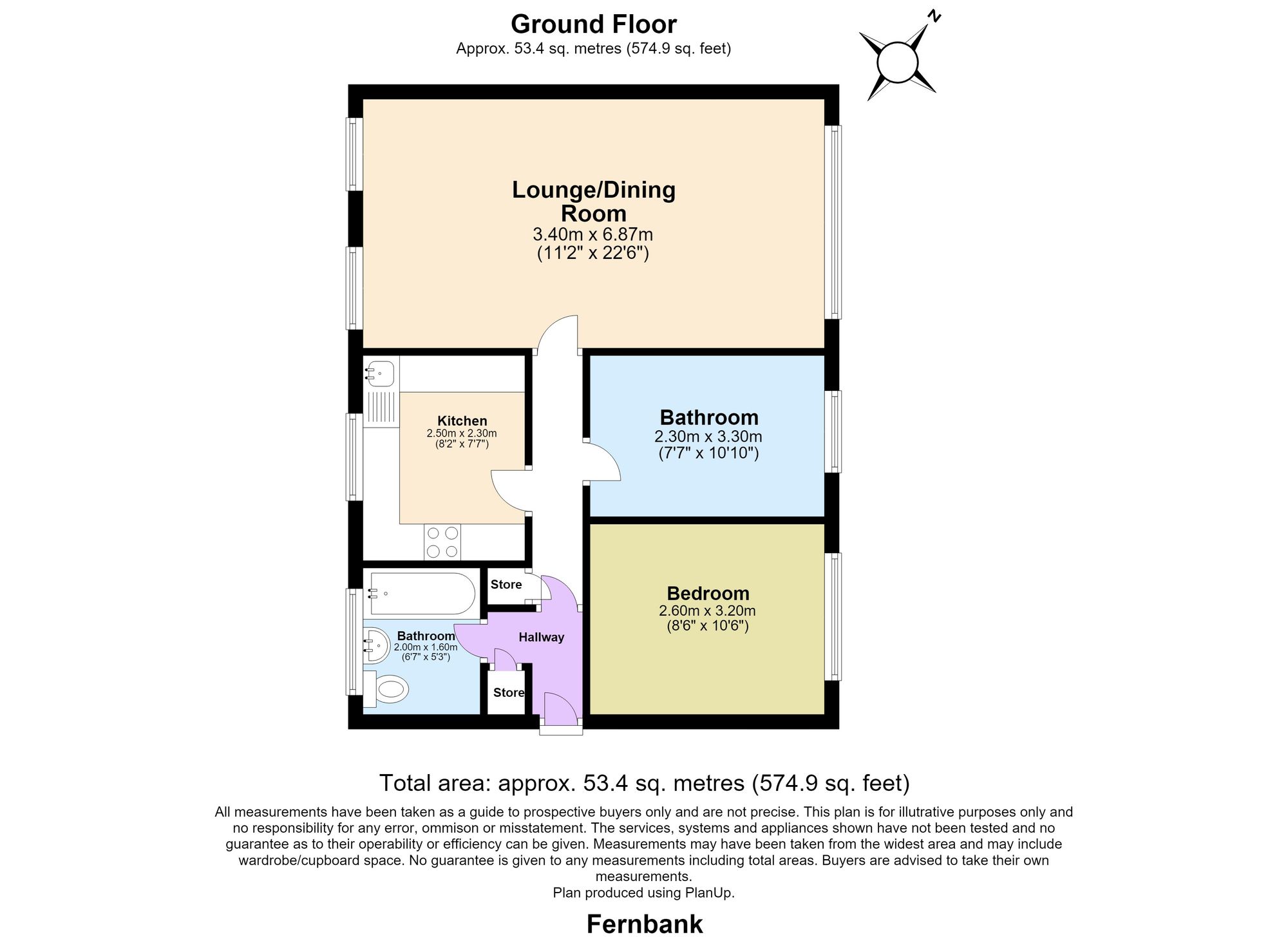 16 Fernbank Church Road, Buckhurst Hill floorplan
