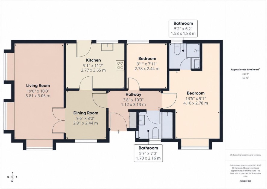 7 Harbour Place, Shotley Country Park, Ipswich floorplan