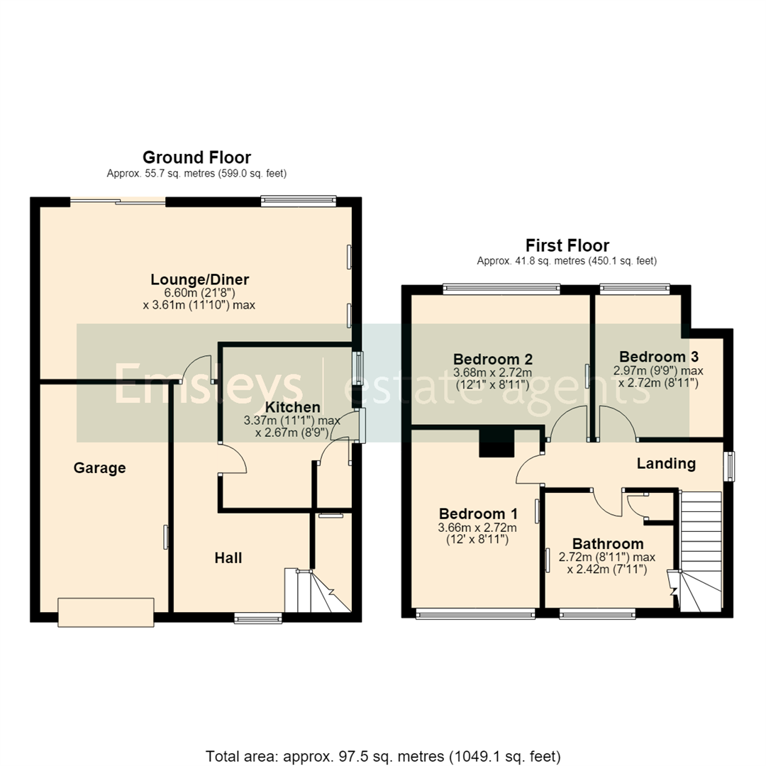 62, Springfield Road, Leeds floorplan