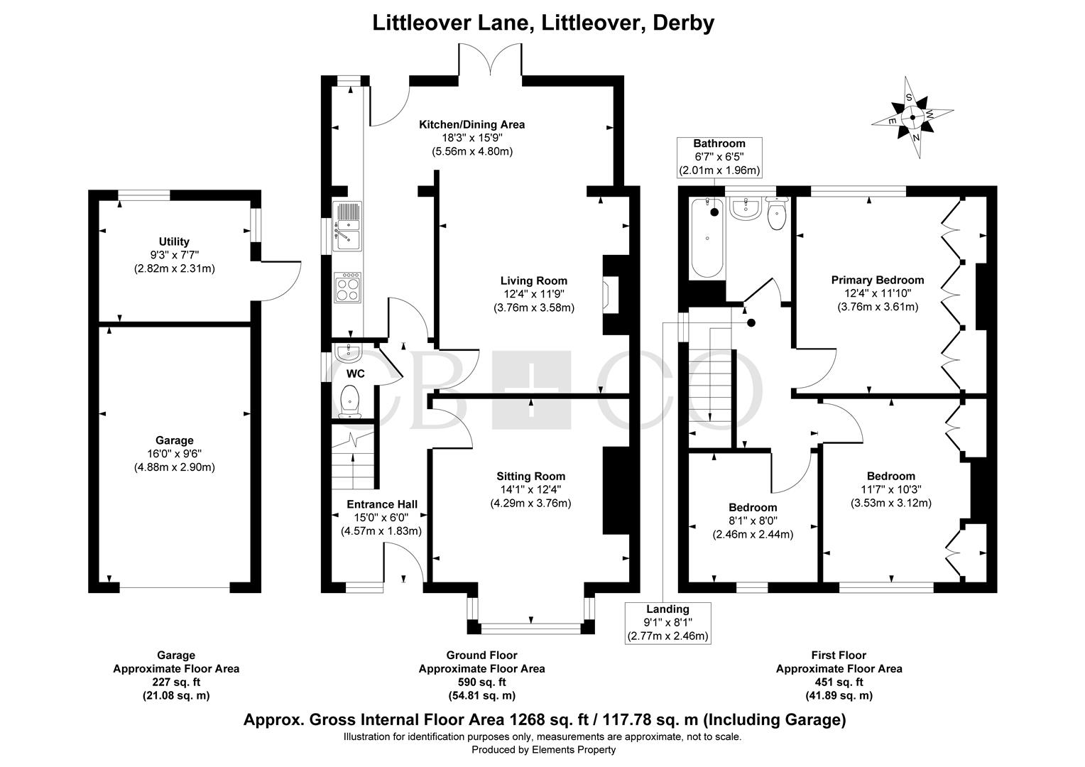 125, Littleover Lane, Derby floorplan
