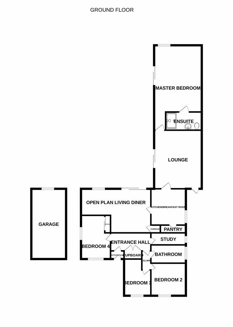 11, Highcroft, Lutterworth floorplan