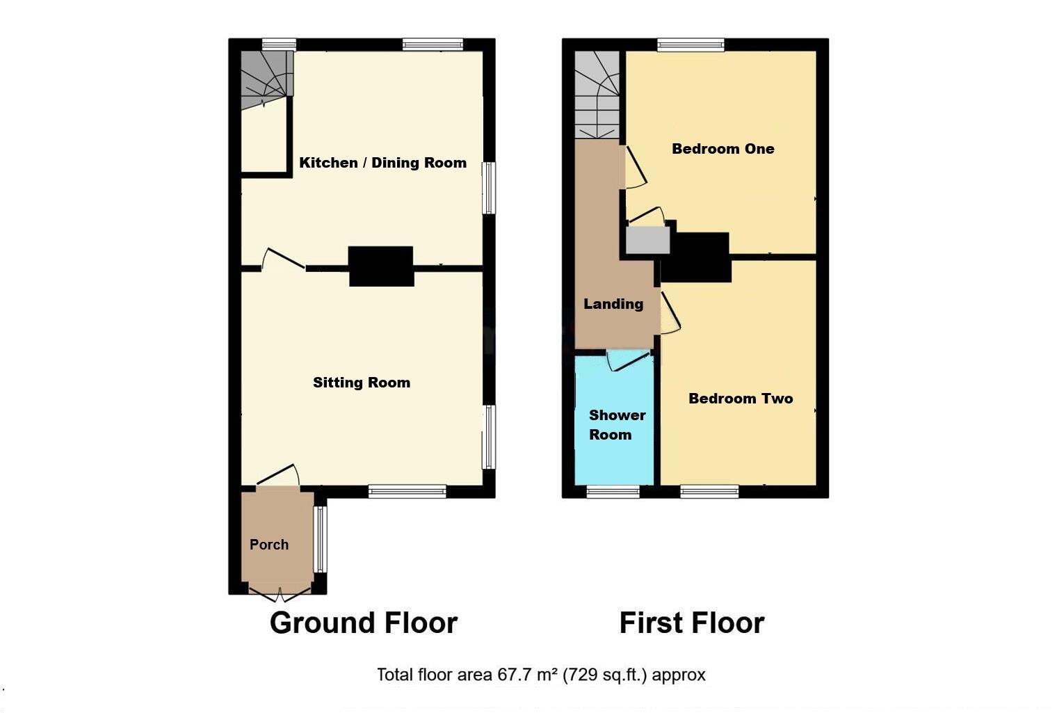 459, Weston Street, East Chinnock floorplan