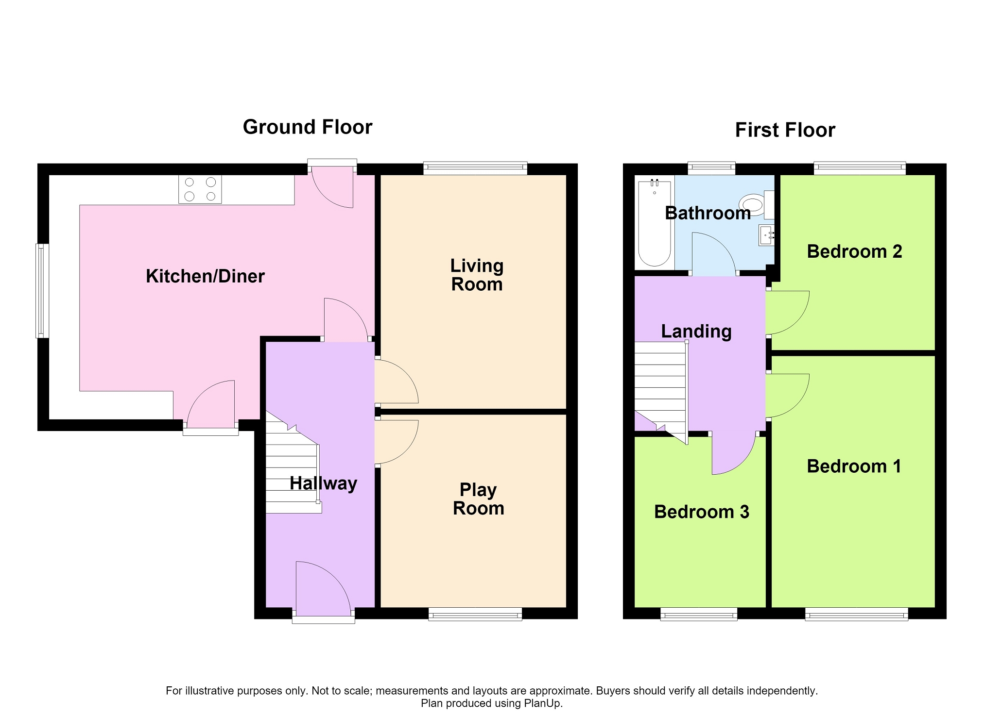 48, Glantwrch, Ystalyfera floorplan