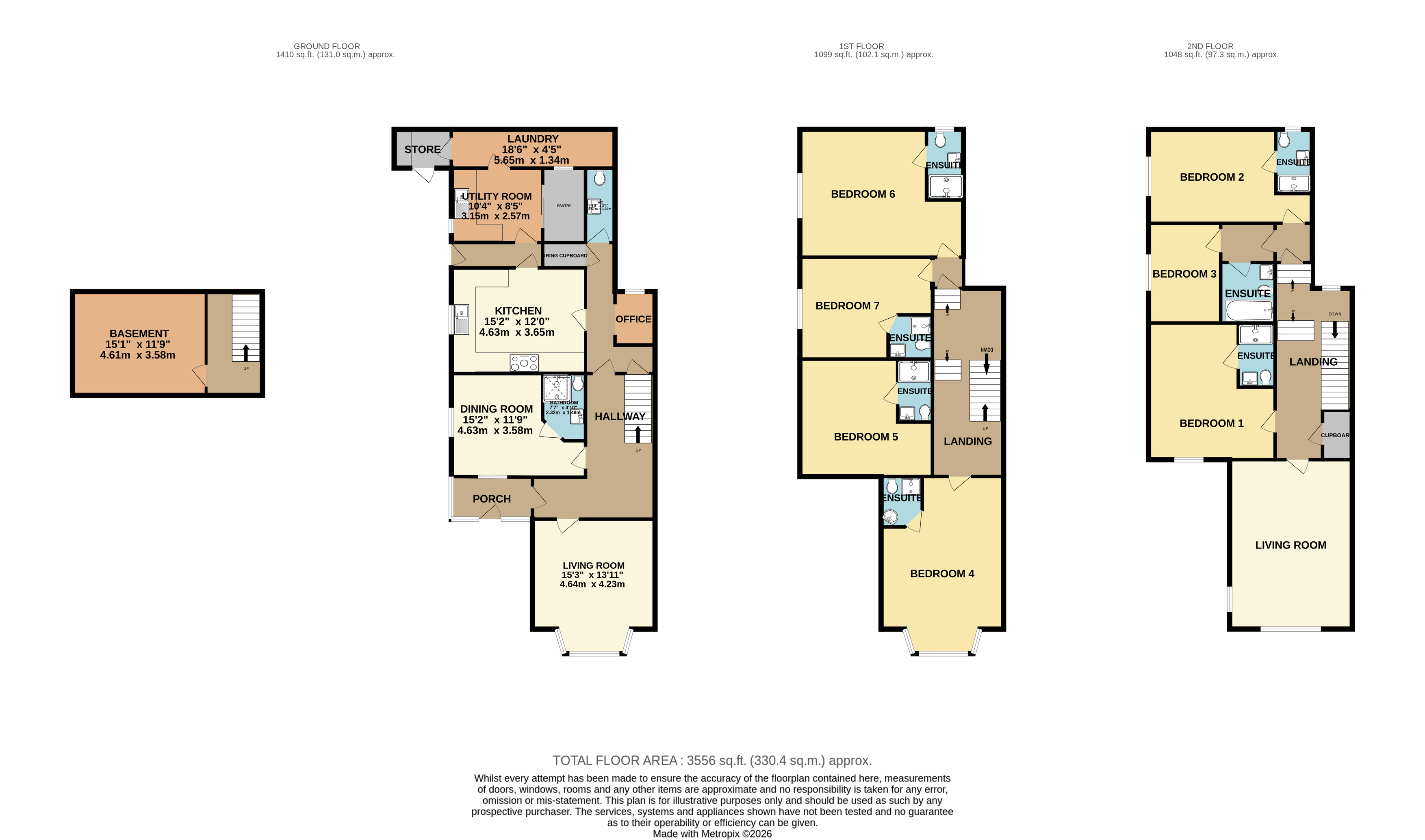 Beaumont House,, Castle Hill, Devon floorplan