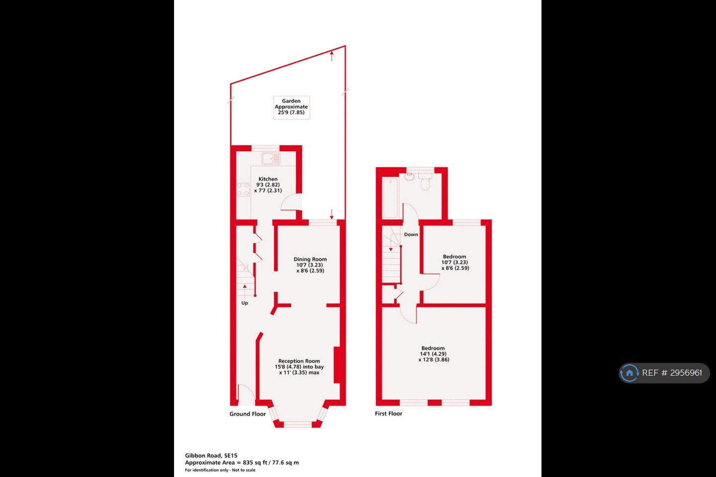 A Gibbon Road, Nunhead, London floorplan