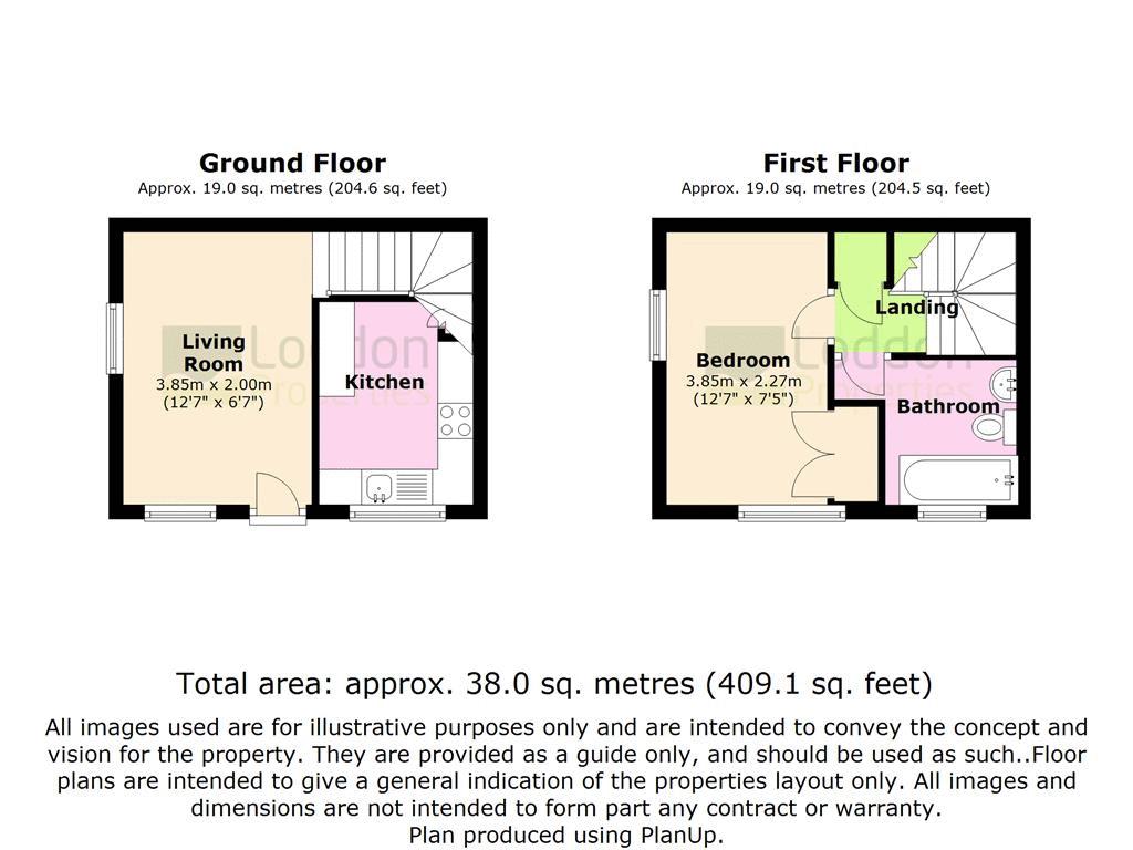1 Bedrooms Terraced house to rent in Larchwood, Chineham, Basingstoke RG24