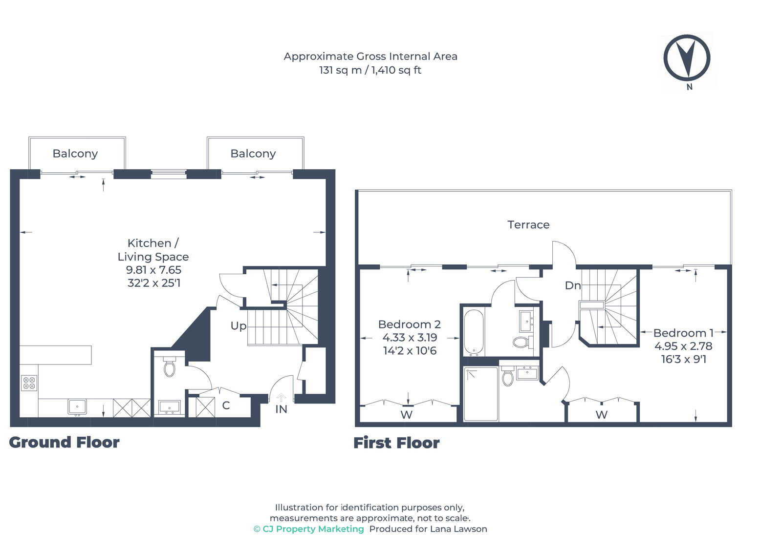 Flat 59 Croft House, Beaufort Park floorplan