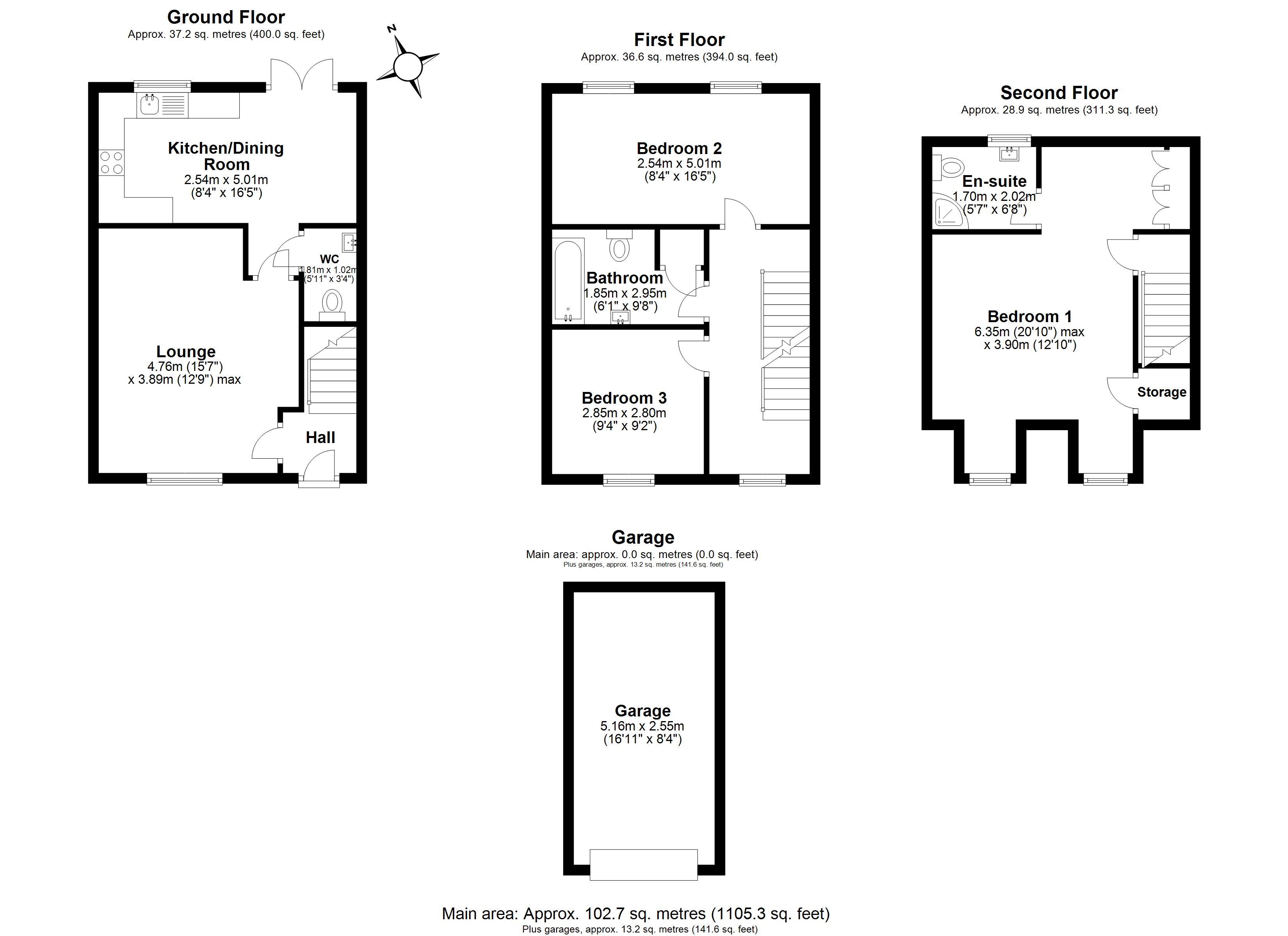 Archers Green Road, Westbrook, Warrington WA5, 3 bedroom terraced house