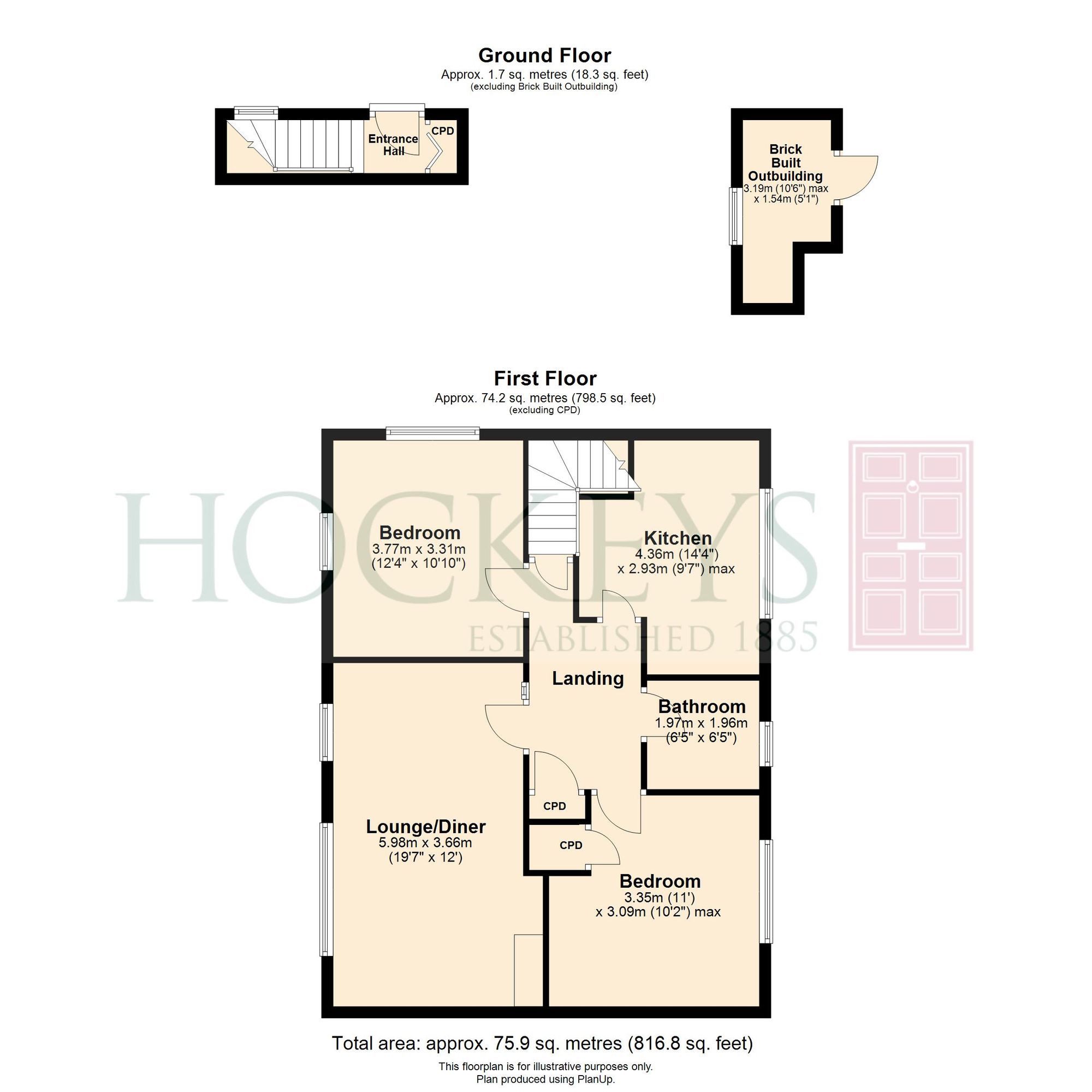 48a Rustat Road, Cambridge floorplan