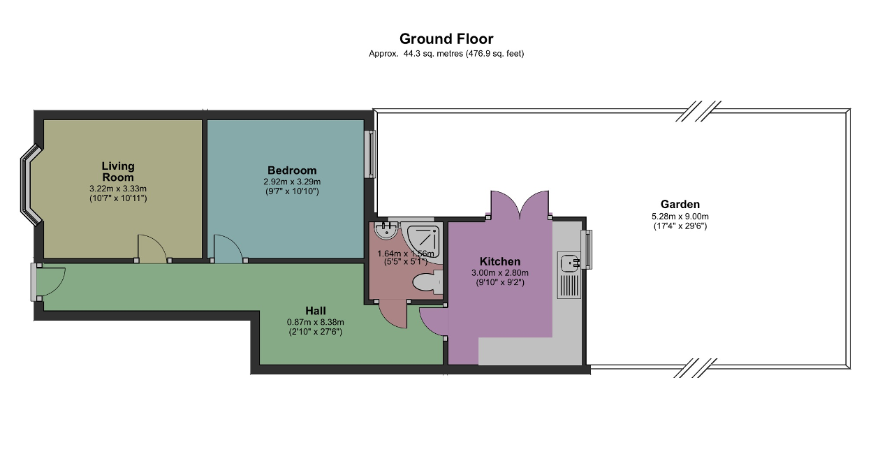 1 Bedrooms Flat to rent in Broughton Road, Fulham, London SW6