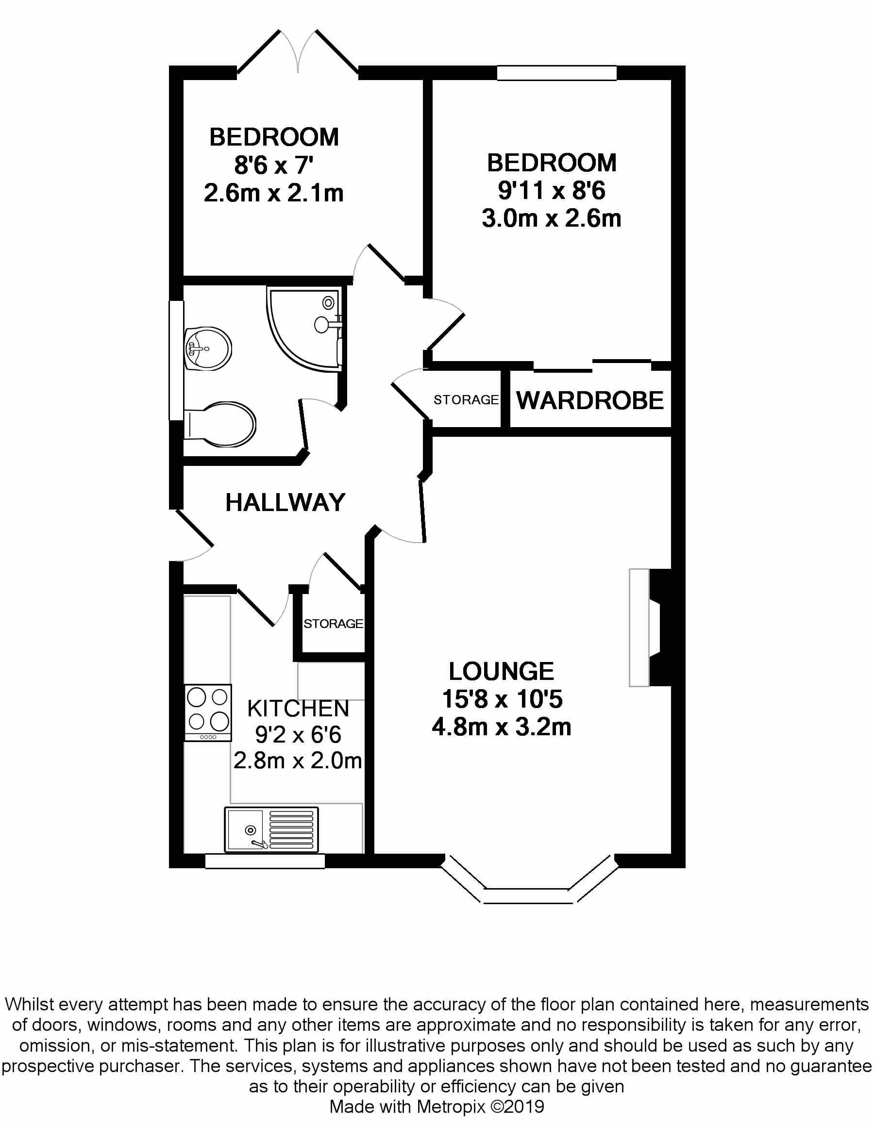 2 Bedrooms Semi-detached bungalow for sale in Half Croft, Brimington, Chesterfield S43