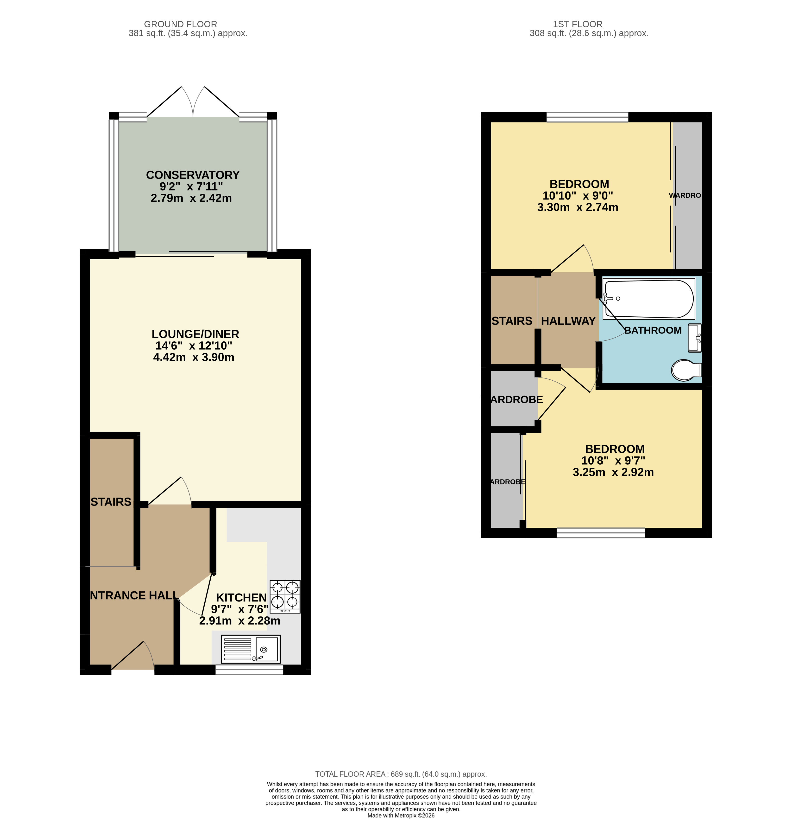 Squires Gate, Newport floorplan