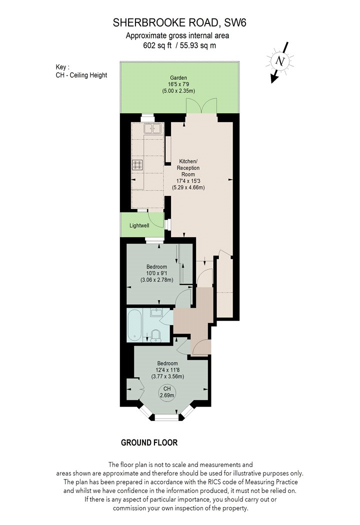 Sherbrooke Road, London floorplan