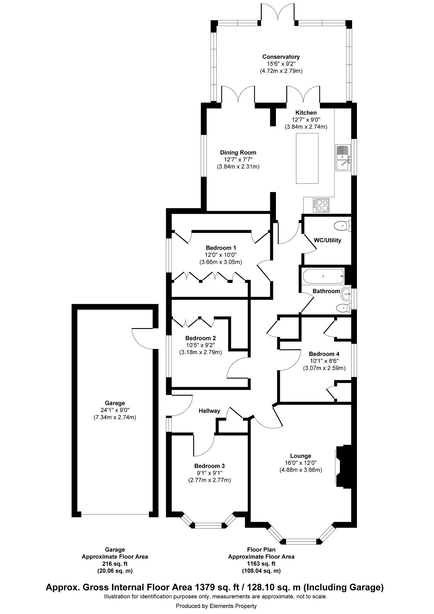 10, Park View Road, Redhill floorplan