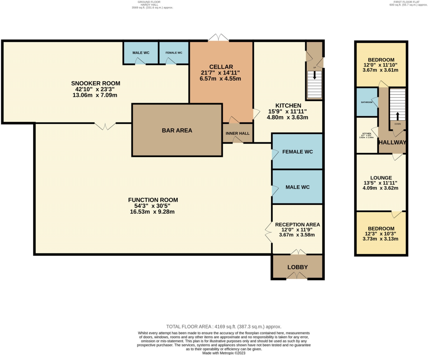 The Hardy Hall, 51-53 Church Street, Bolton floorplan