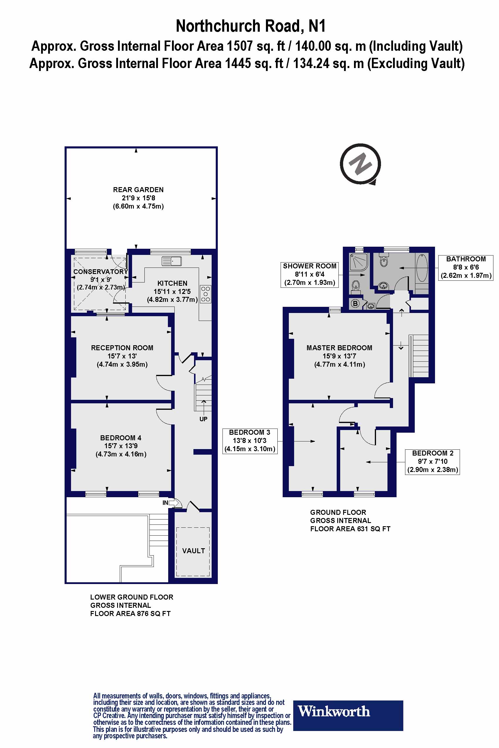 105b, Northchurch Road, London floorplan