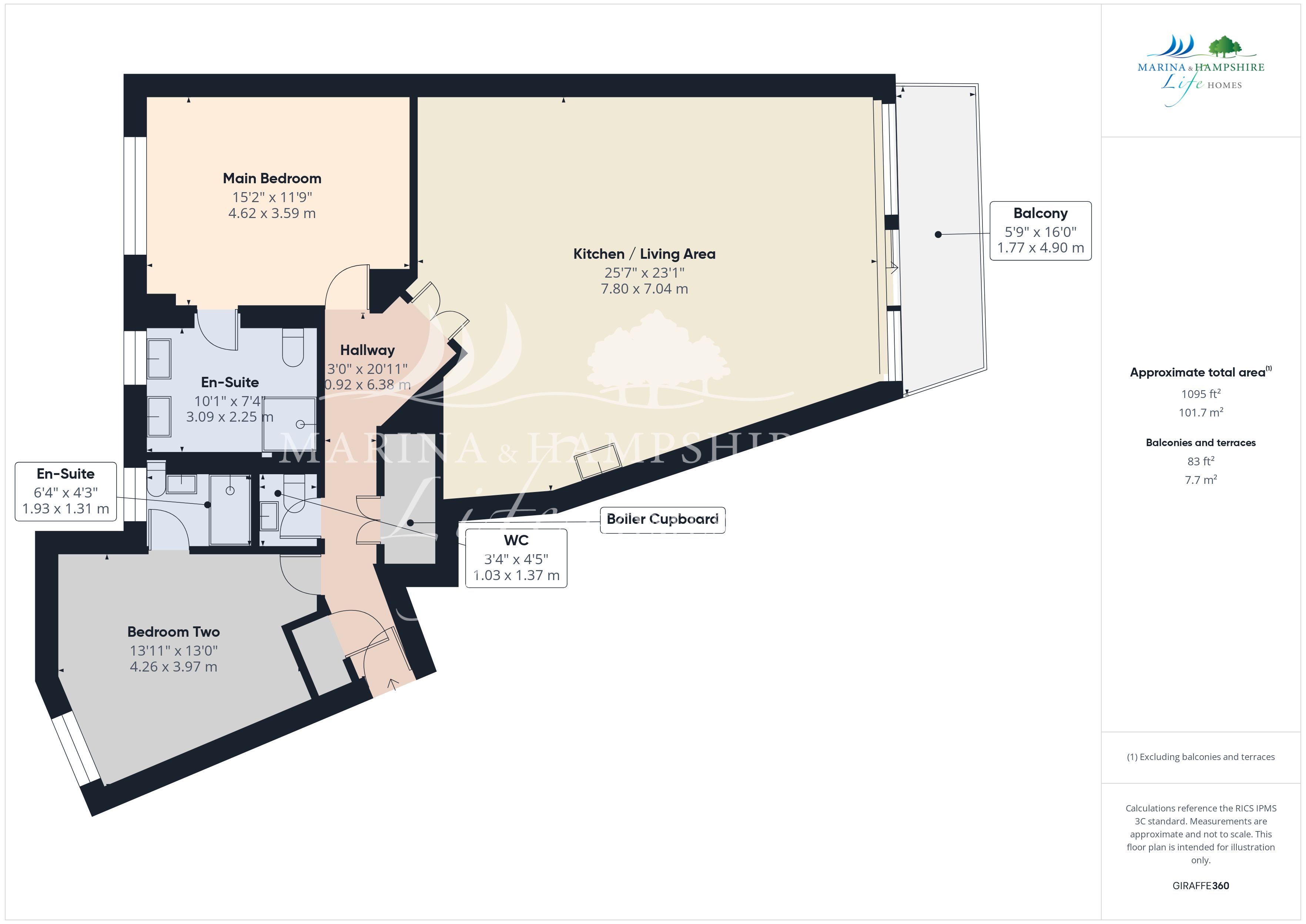 86, Oyster Quay, Port Solent, Portsmouth floorplan