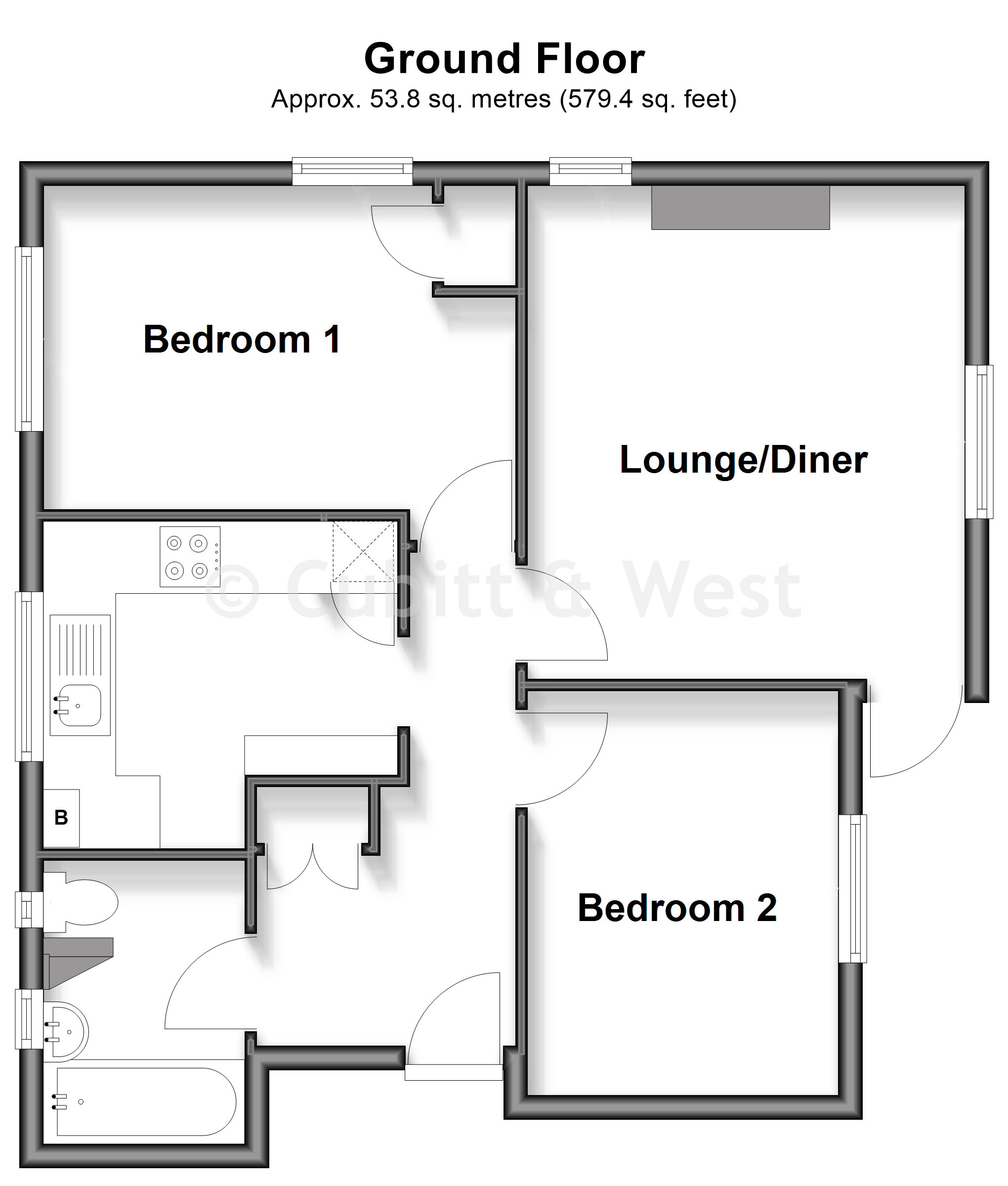 73, Radstock Way, Merstham floorplan