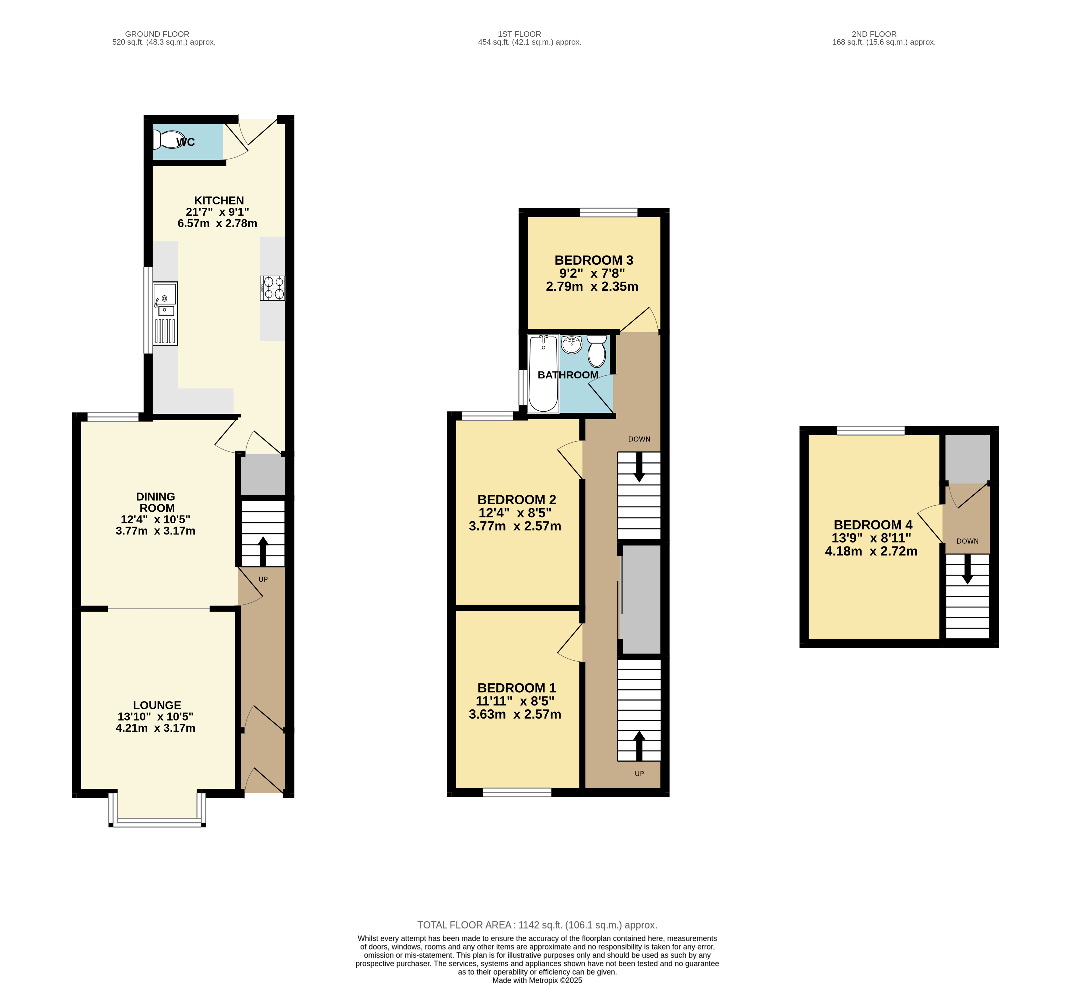 127, Cromwell Road, N E Lincs floorplan