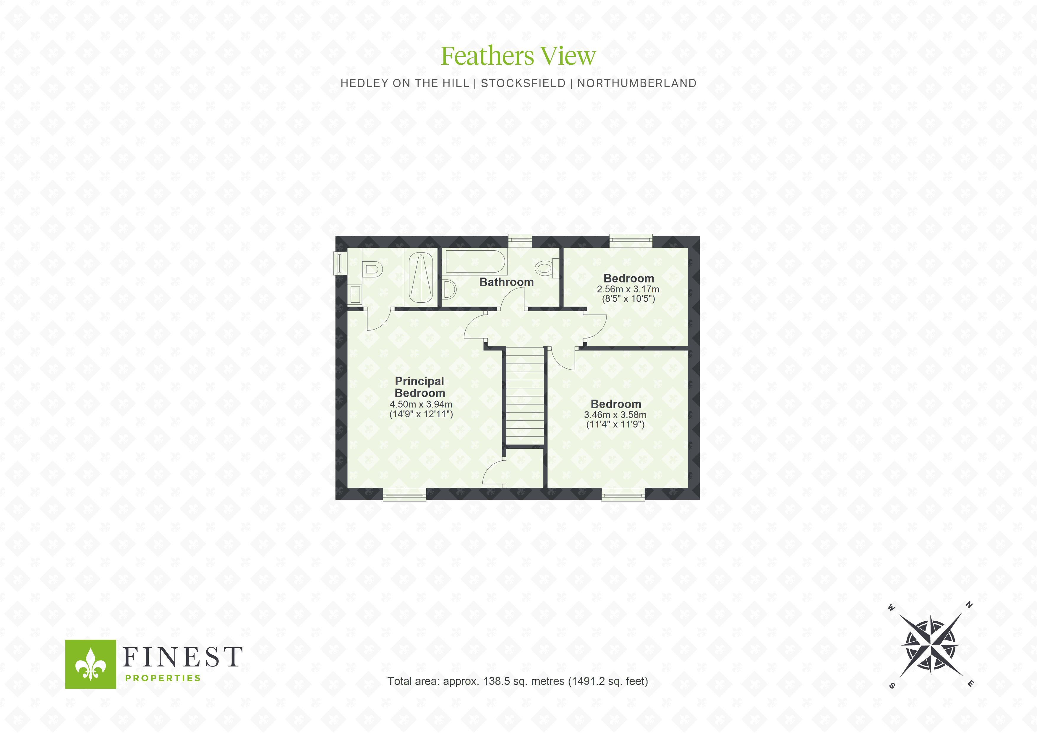 Feathers View, Hedley On The Hill, Stocksfield, Northumberland NE43, 3