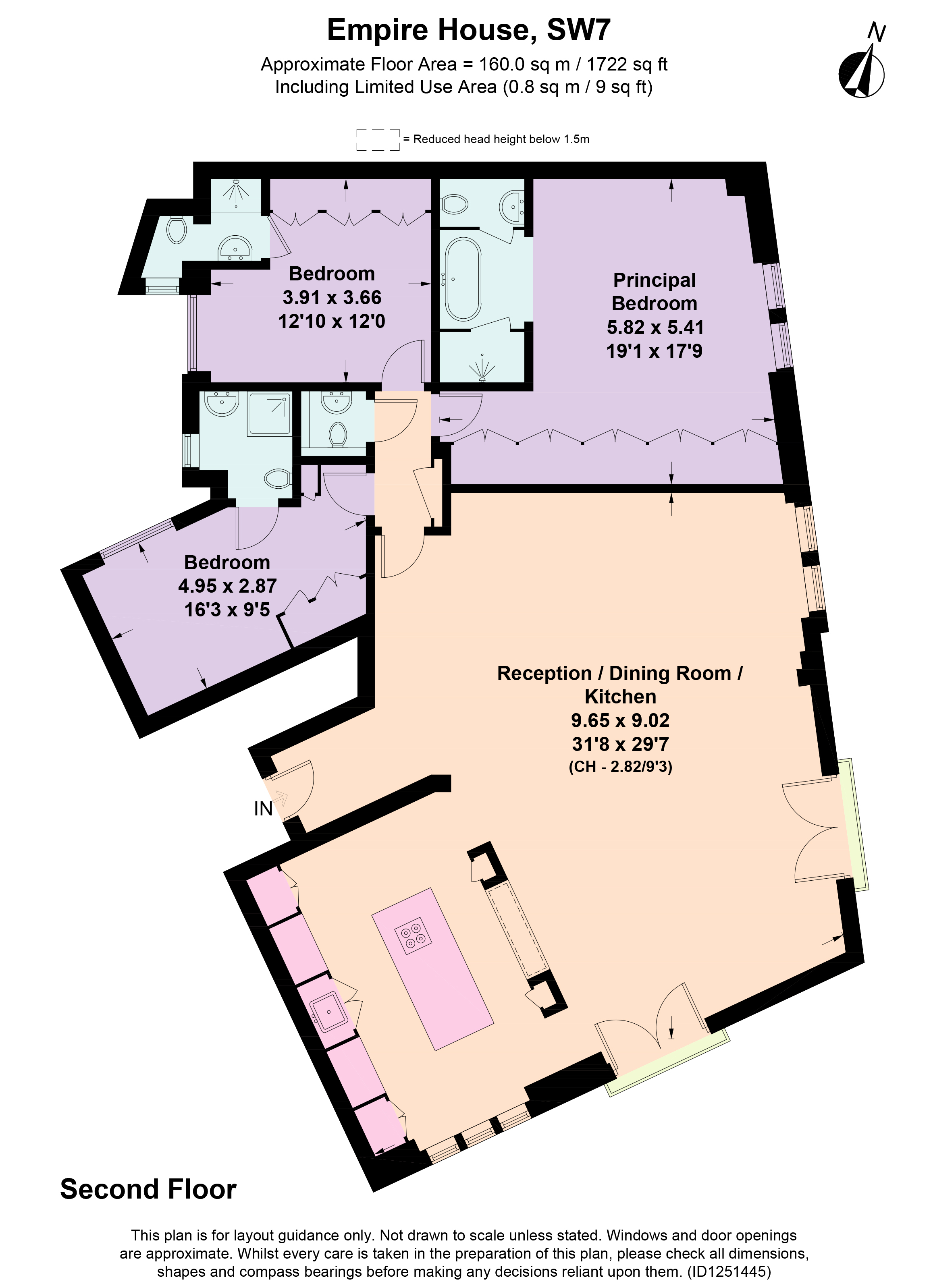 24, Empire House, London floorplan