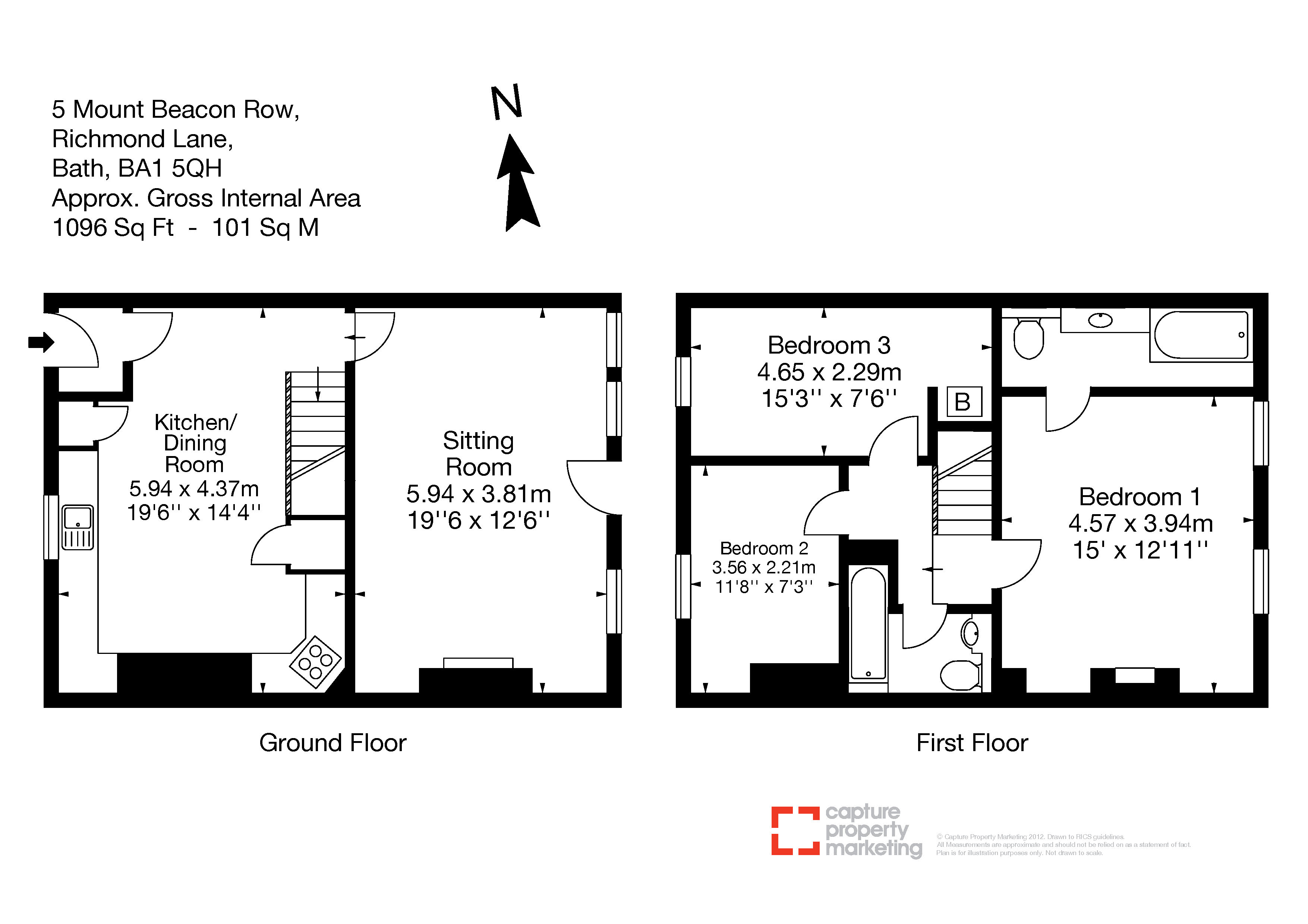 Mount Beacon Row, Bath BA1, 3 bedroom terraced house to rent 59057499