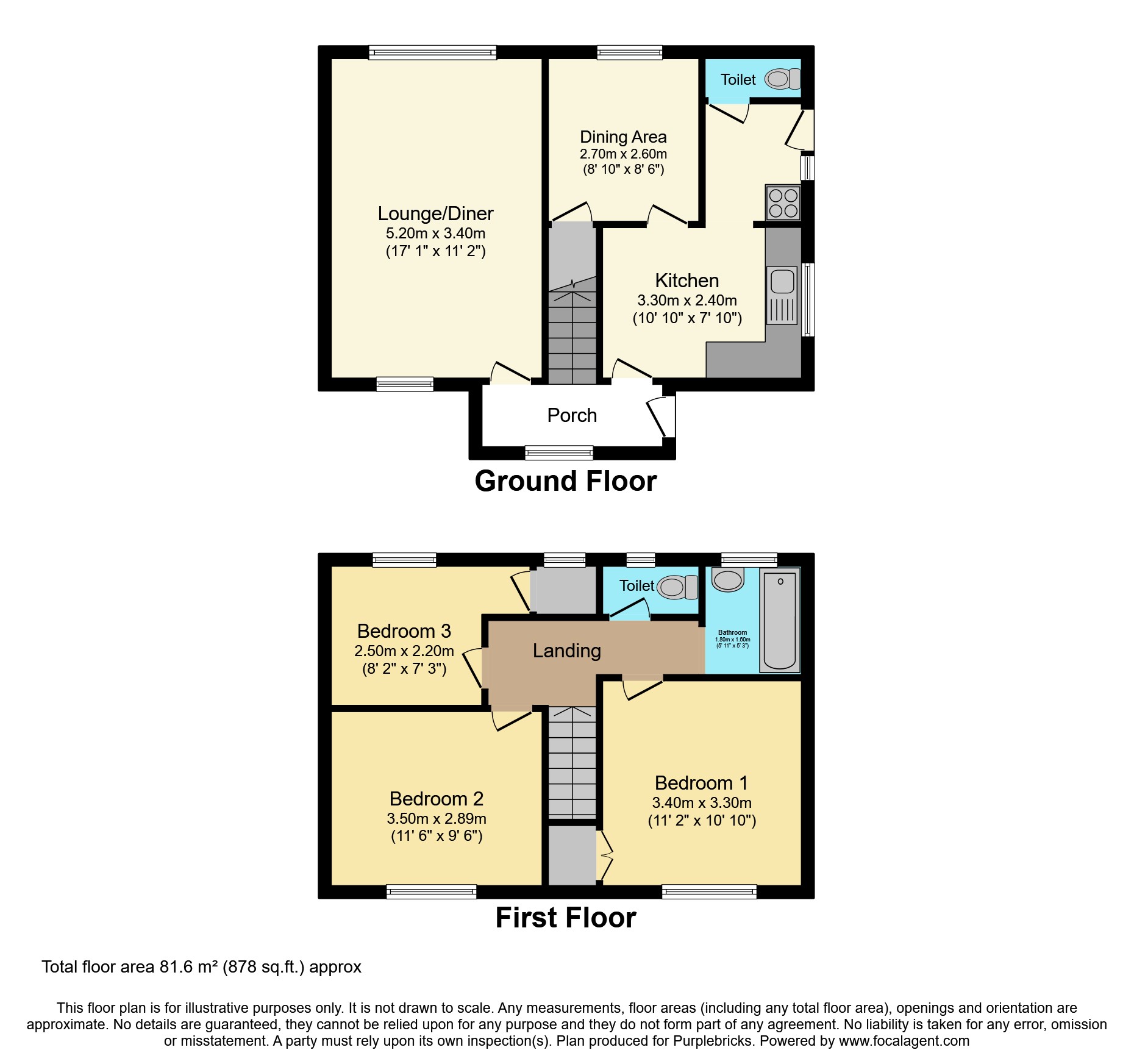 7, Glade Hill Road, Arnold, Nottingham floorplan