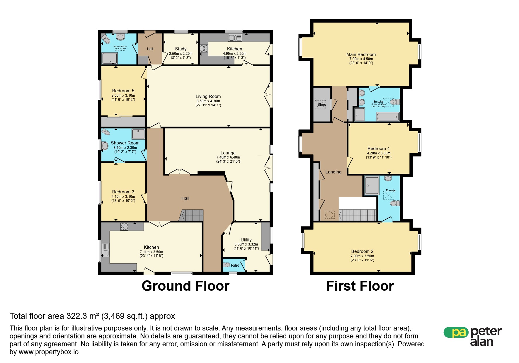 Filley Lodge, Lower Francis Street, Caerphilly floorplan