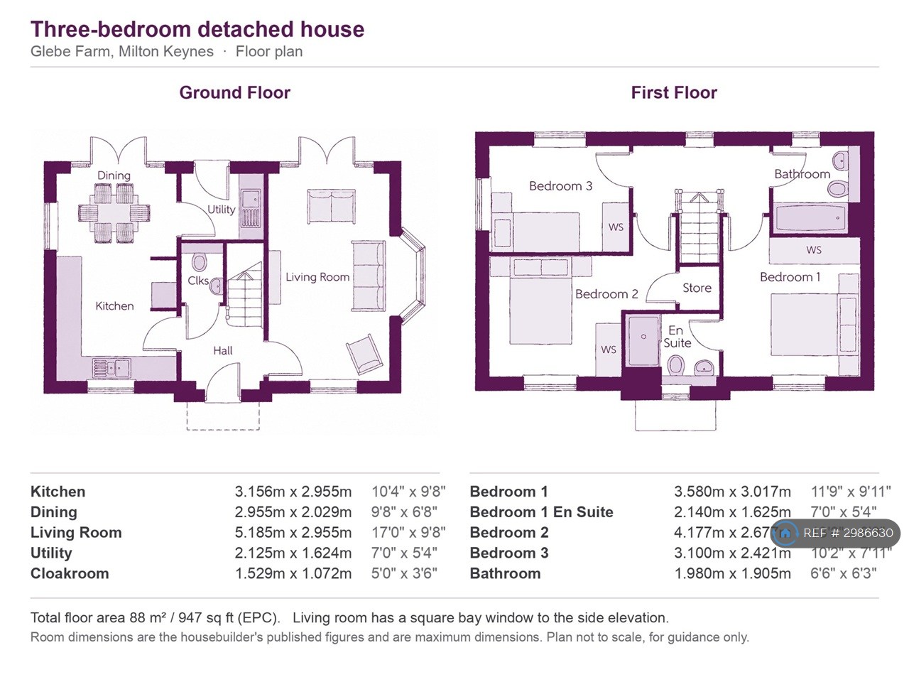 Victoria Drive, Glebe Farm, Milton Keynes floorplan