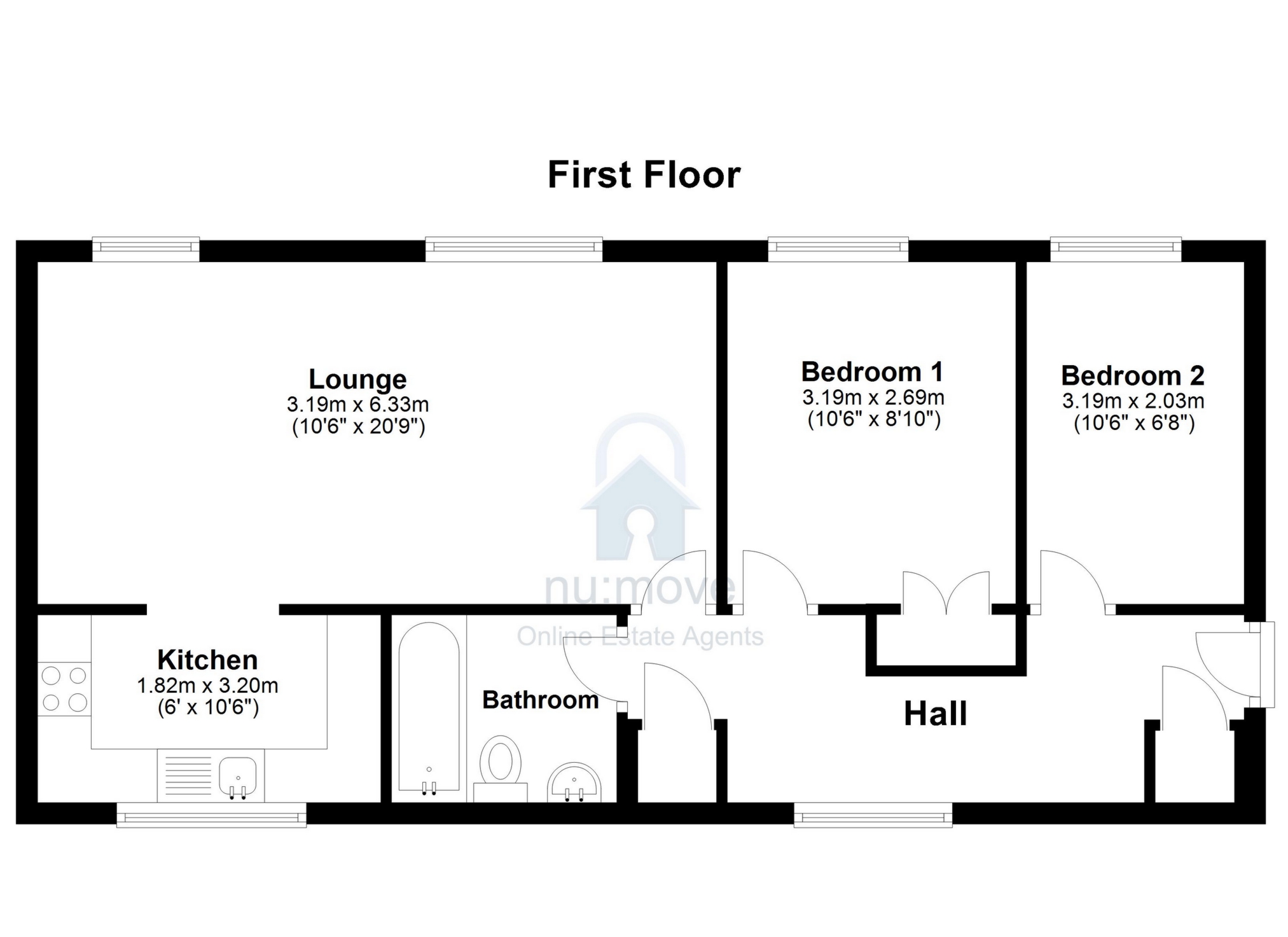 2 Bedrooms Flat for sale in Bow Arrow Lane, Dartford DA2