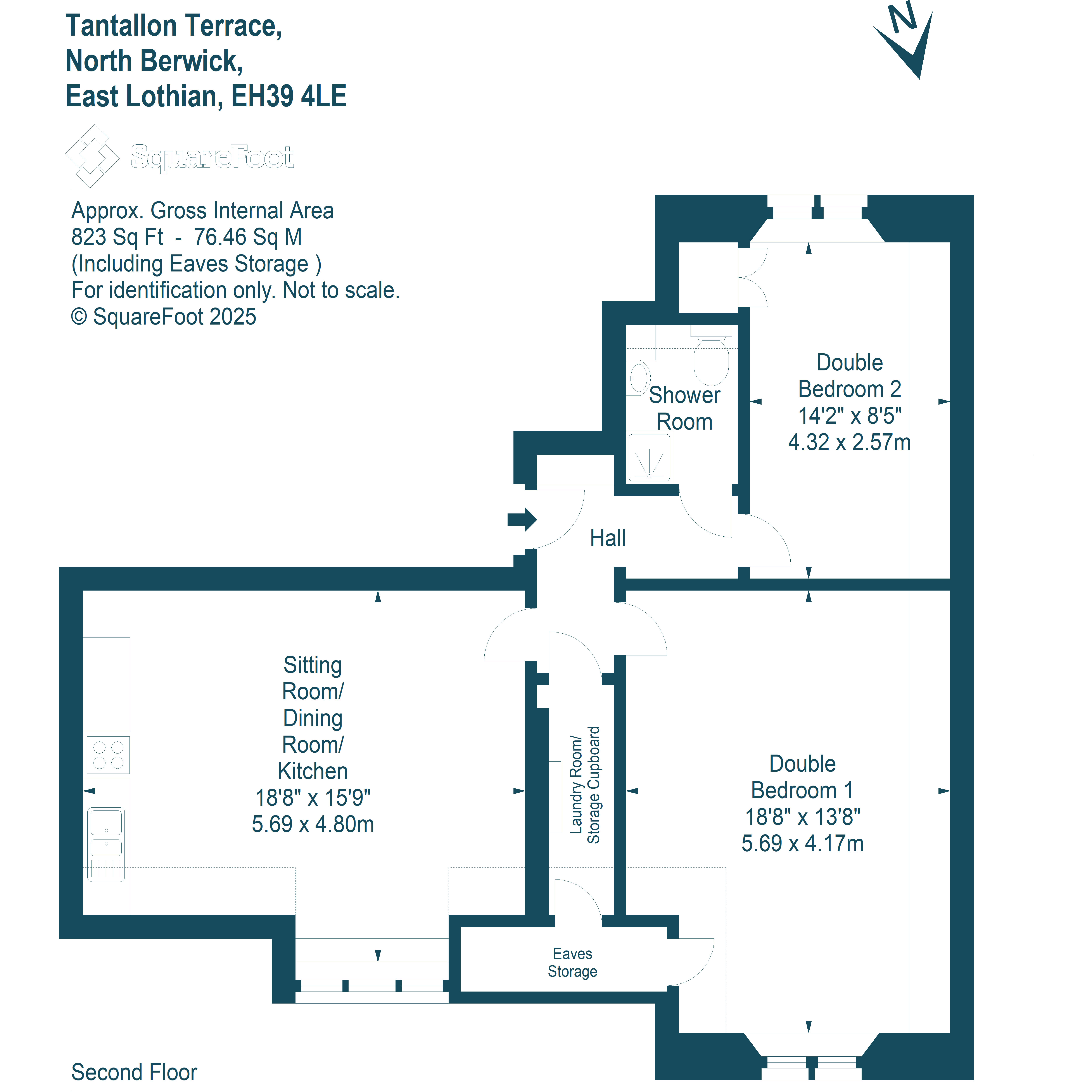 6 Glen House, 1, Tantallon Terrace, North Berwick floorplan